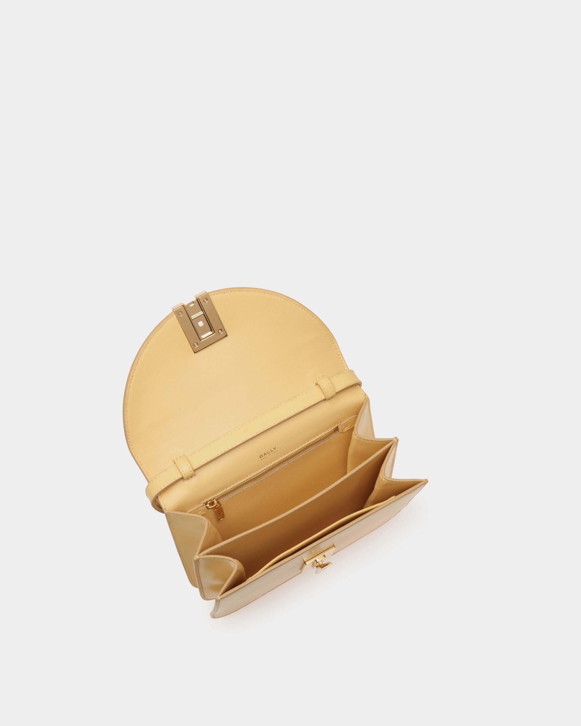 Bally Global - Bandolera Ollam De Piel Cepillada Cream - Beige