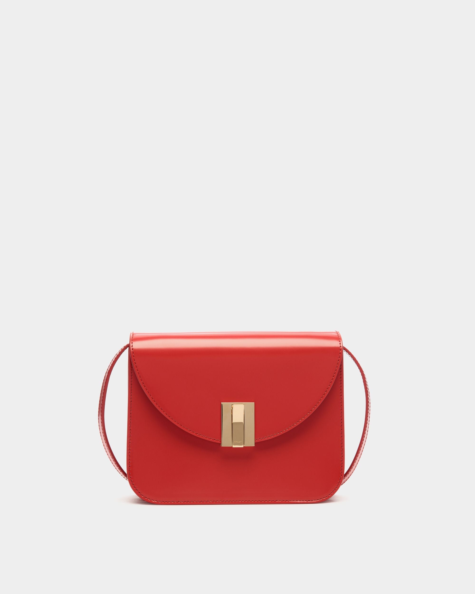 Bally Global - Ollam Crossbody Bag in Red Leather - Rouge