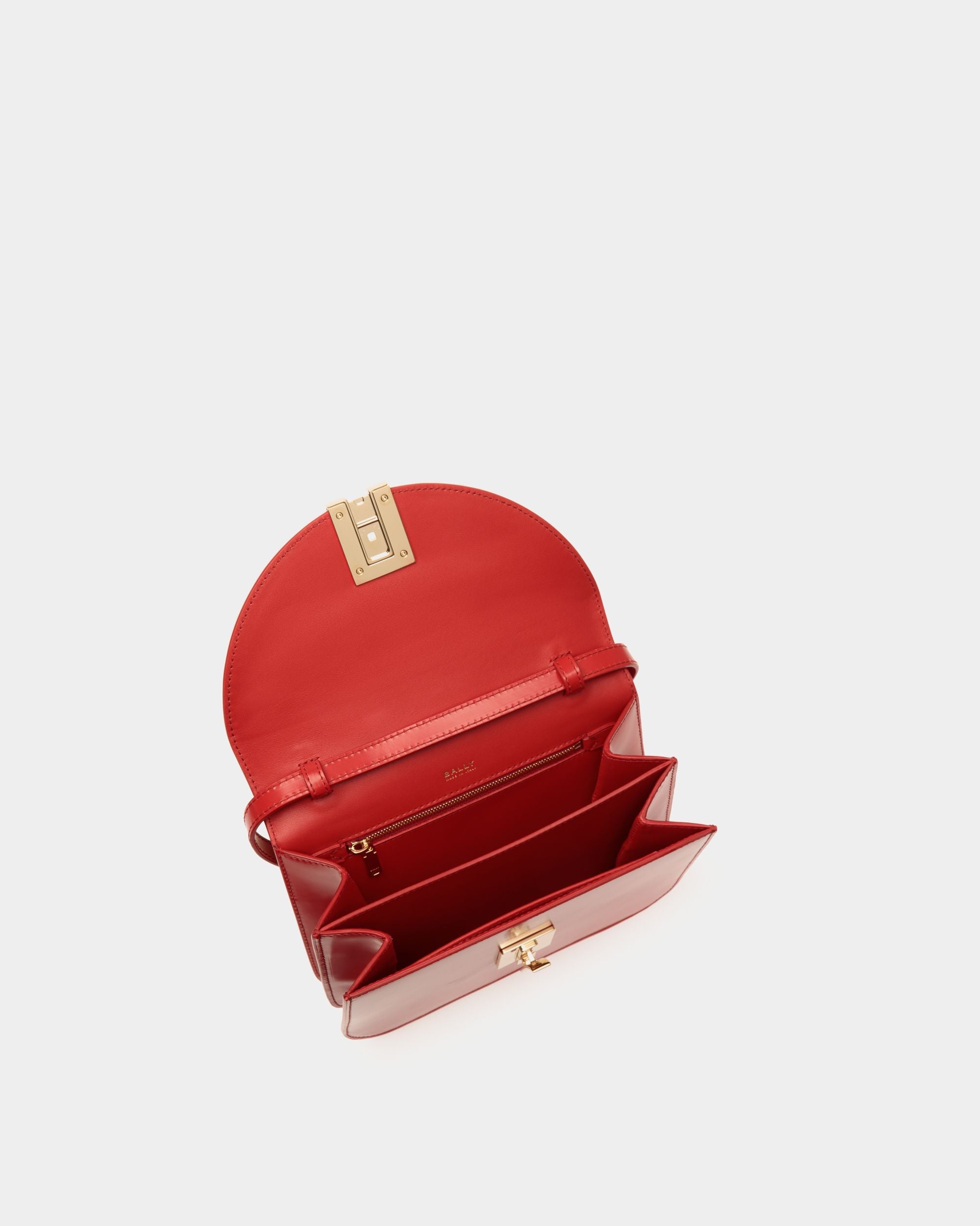 Bally Global - Ollam Crossbody Bag in Red Leather - Rouge
