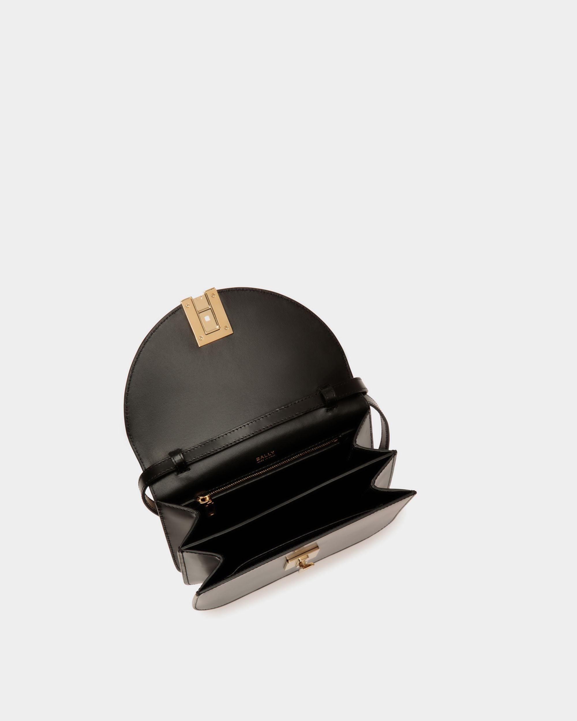 Bally Global - Bandolera Ollam De Piel Cepillada Negra - Negro