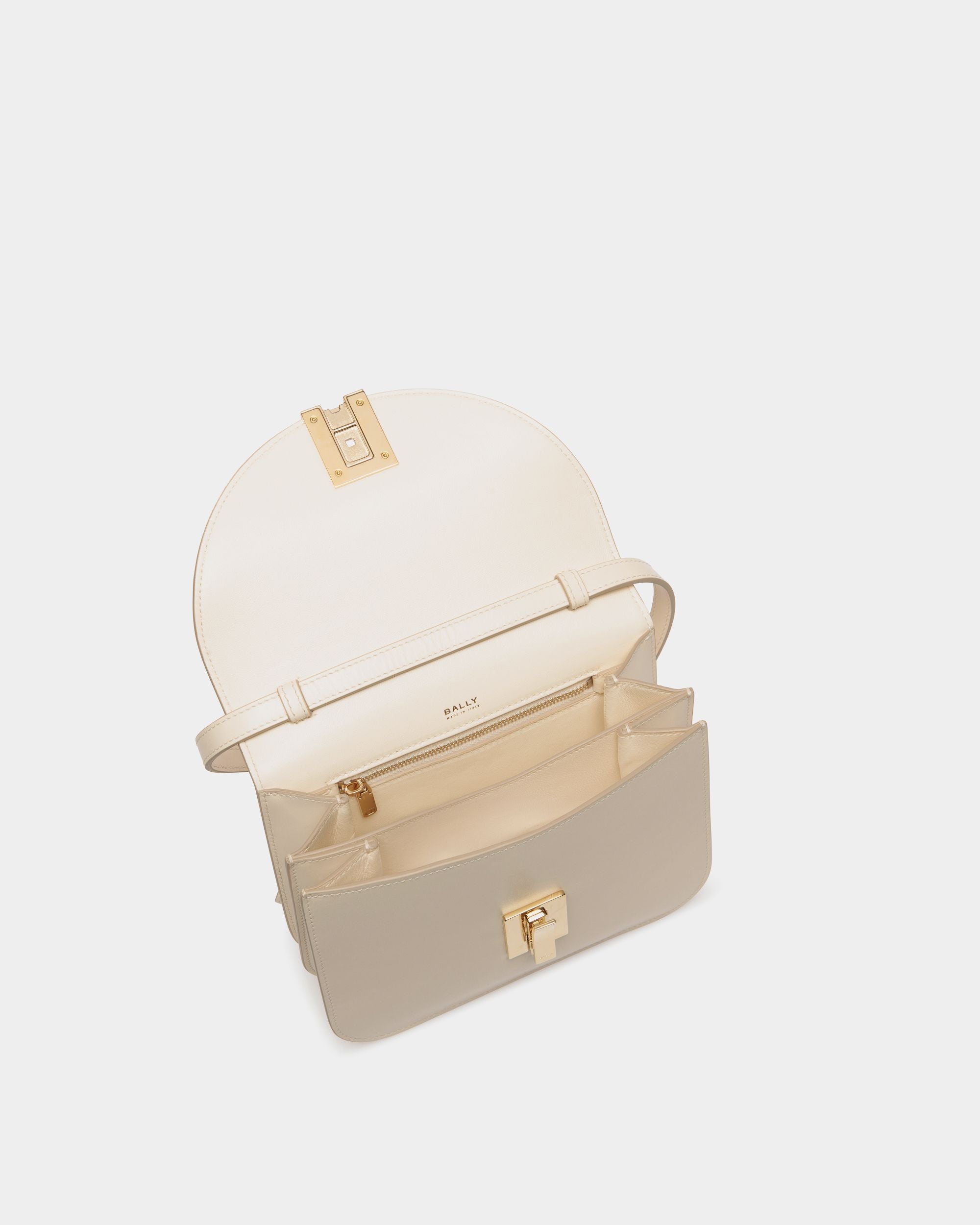 Bally Global - Ollam Crossbody Bag In White Leather - White