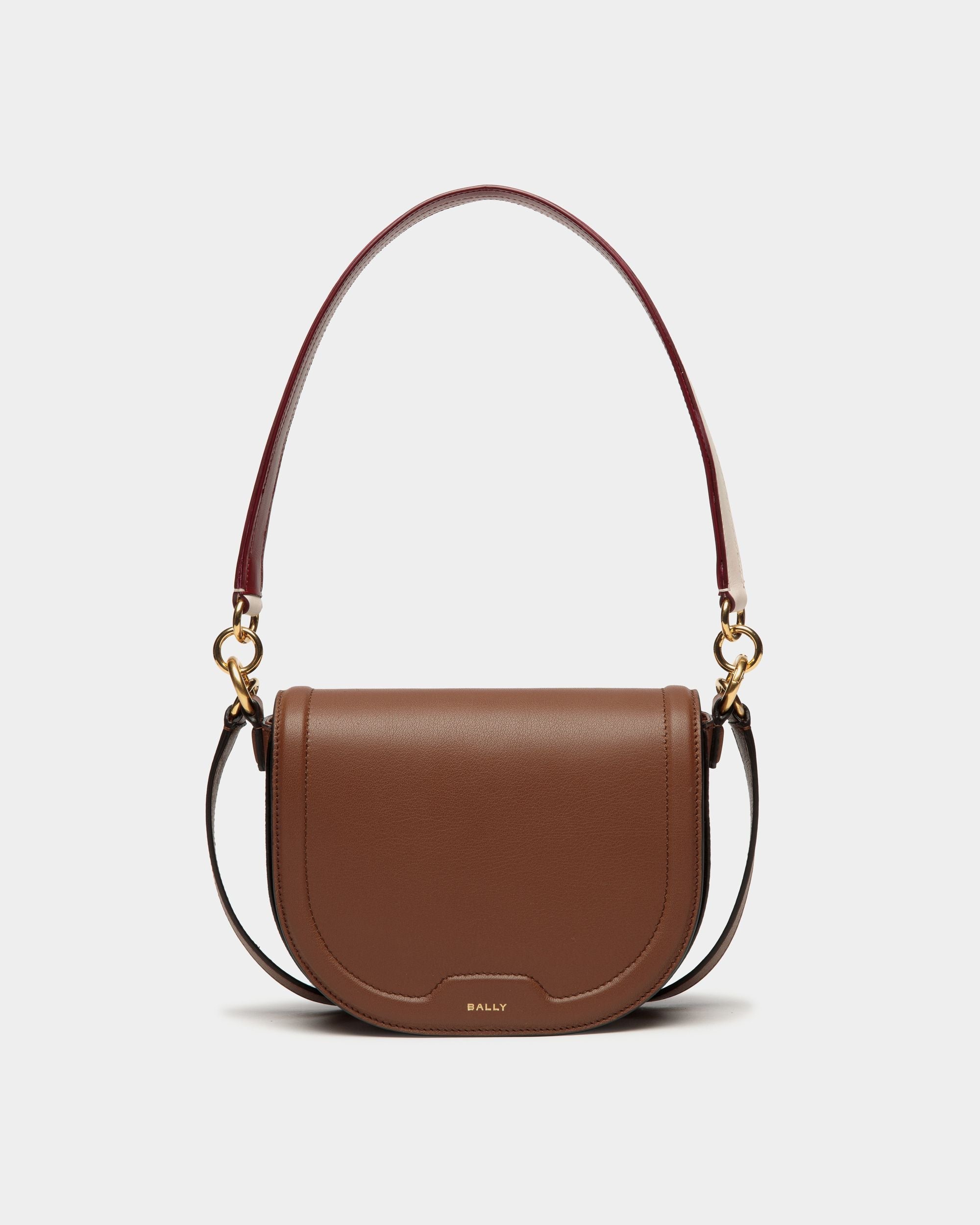 Bally Global - Code Crossbody Bag In Brown Leather - Brown