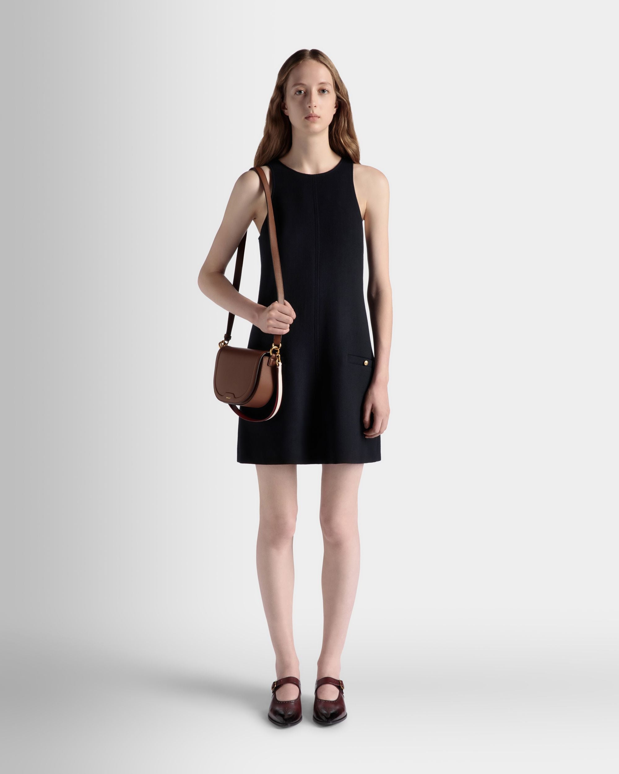 Bally Global - Code Crossbody Bag In Brown Leather - Brown
