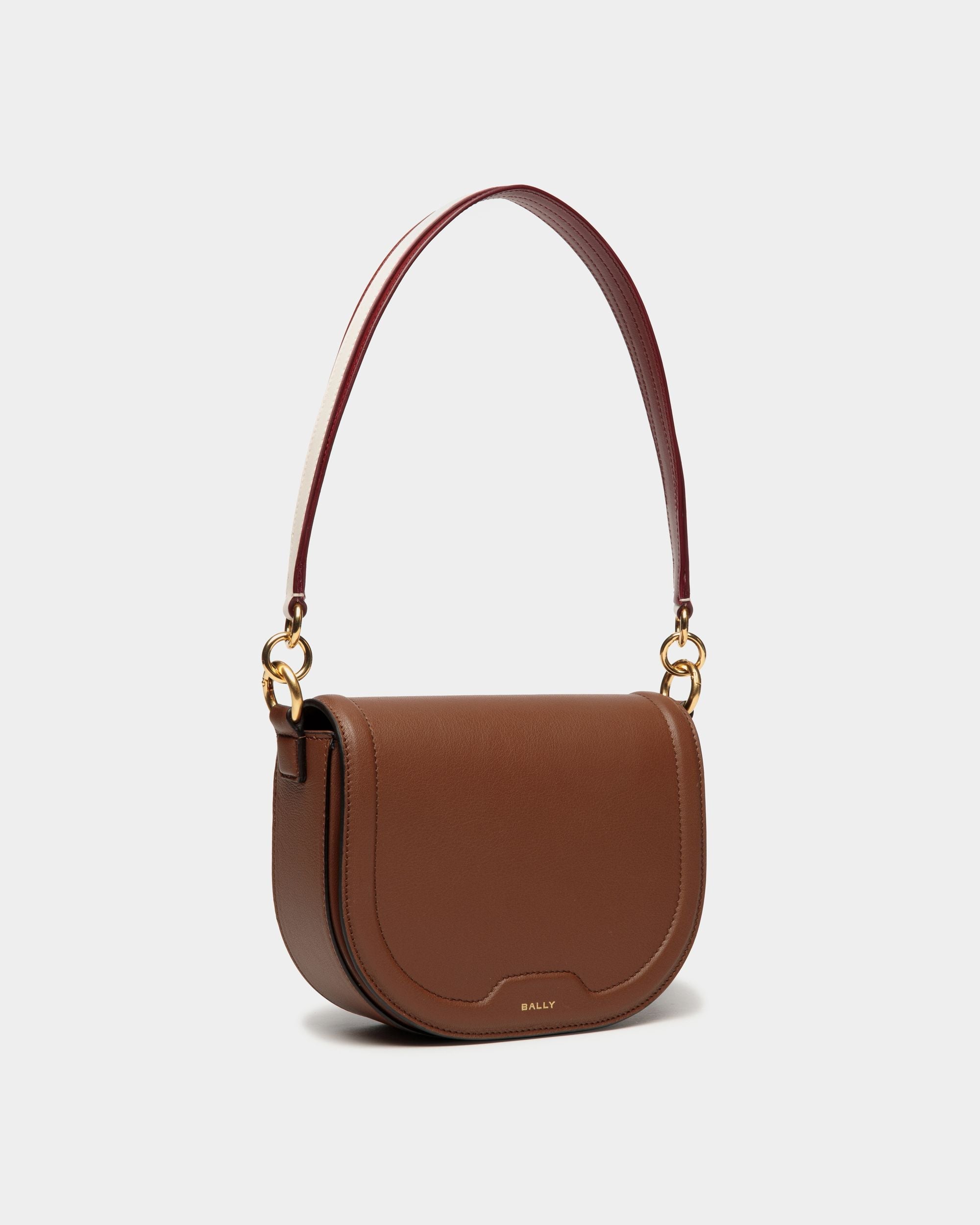 Bally Global - Code Crossbody Bag In Brown Leather - Brown