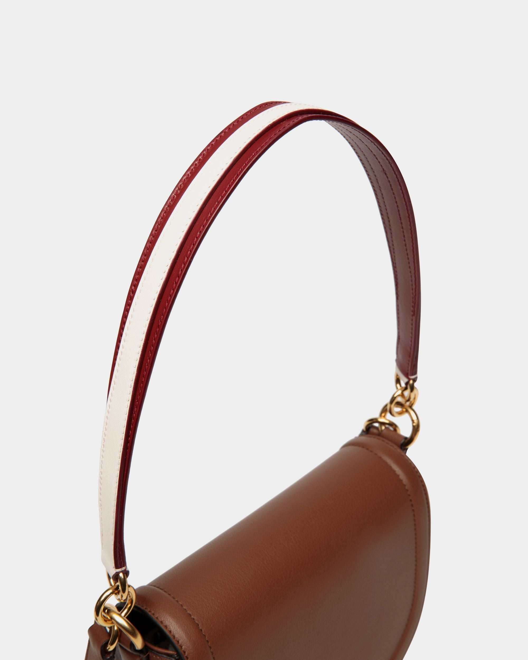 Bally Global - Code Crossbody Bag In Brown Leather - Brown