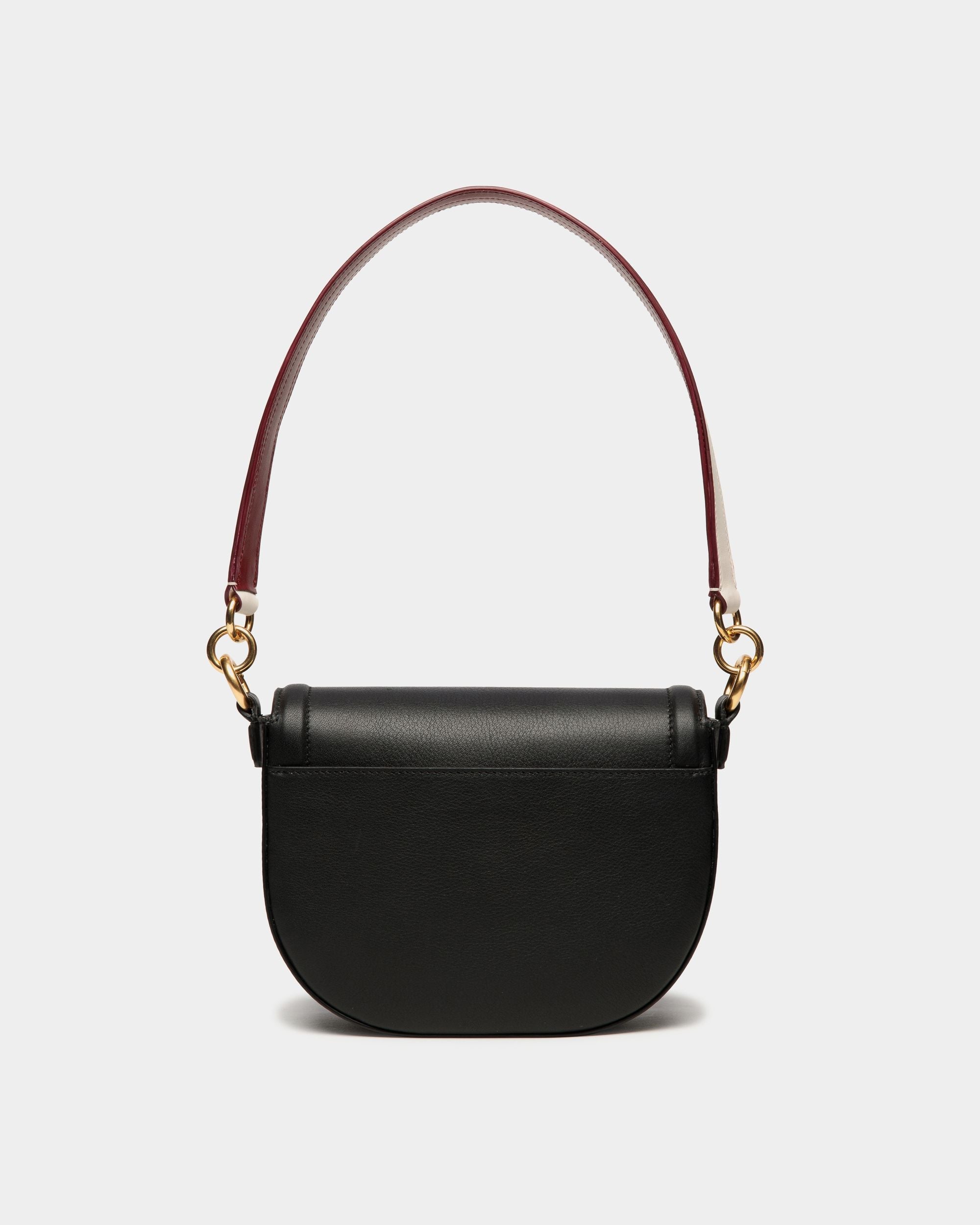 Bally Global - Code Crossbody Bag In Black Leather - Black