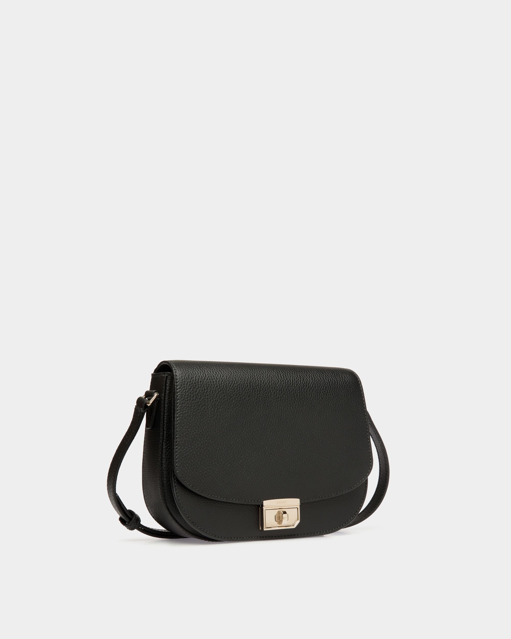 Bally Global - Bolso Bandolera De Piel Repujada Negra - Black