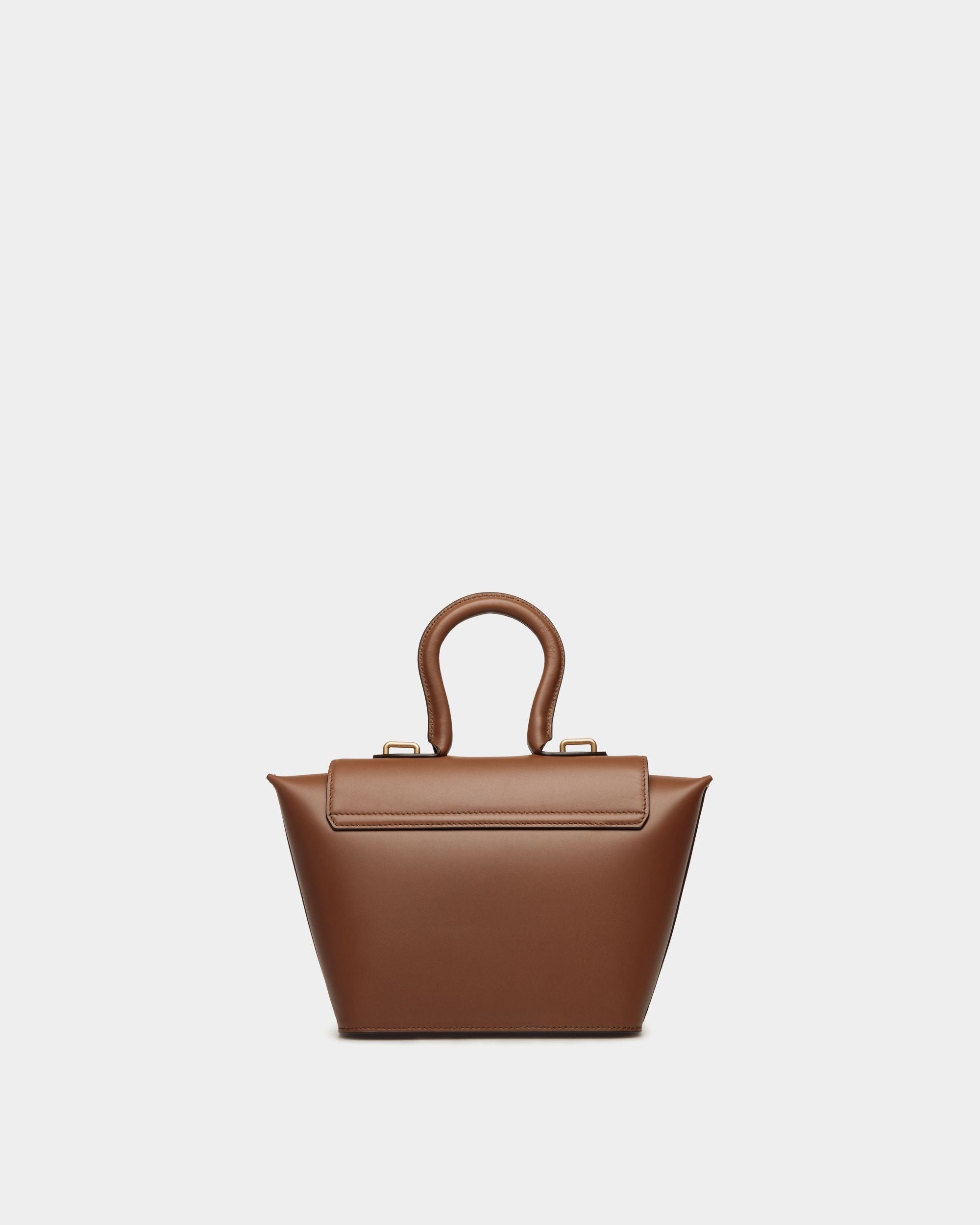Bally Global - Bolso Con Asa Superior Belle De Piel Marrón - Marrón