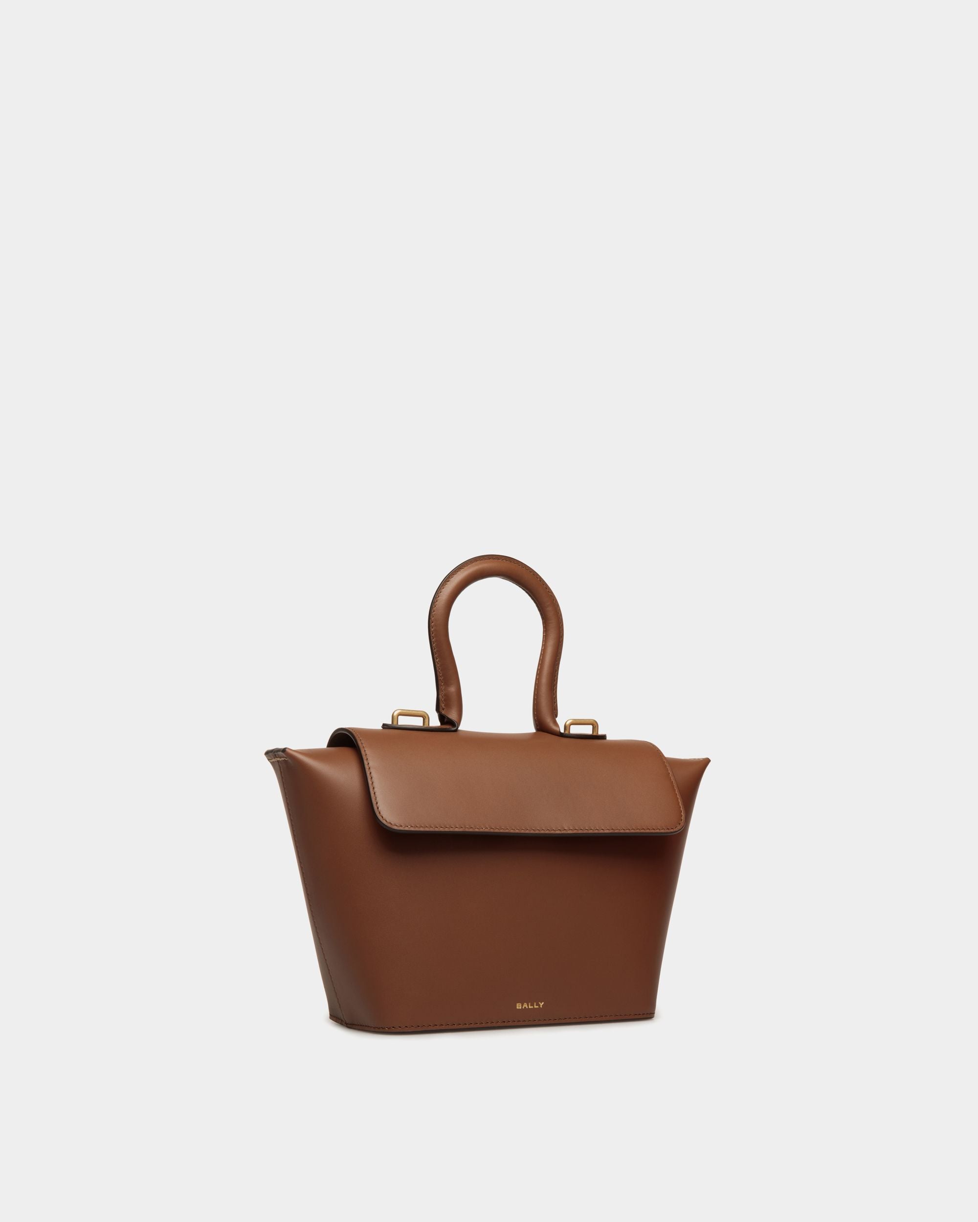 Bally Global - Bolso Con Asa Superior Belle De Piel Marrón - Marrón