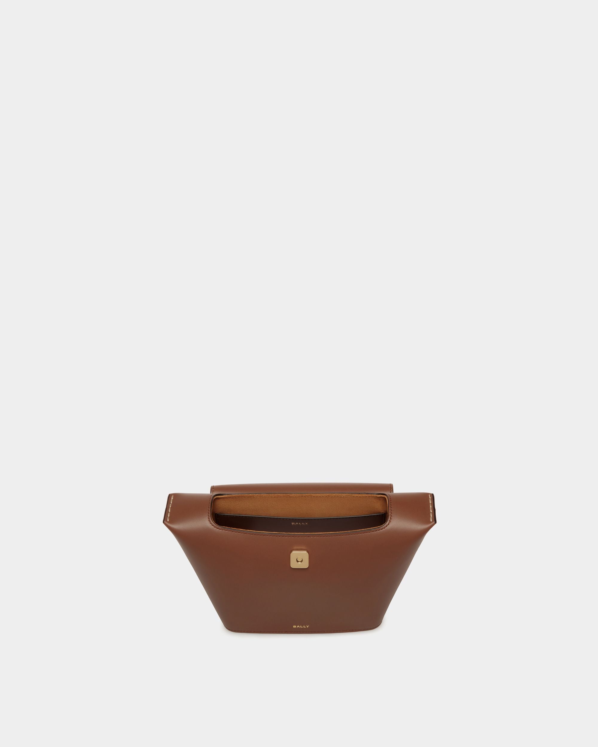 Bally Global - Bolso Con Asa Superior Belle De Piel Marrón - Marrón