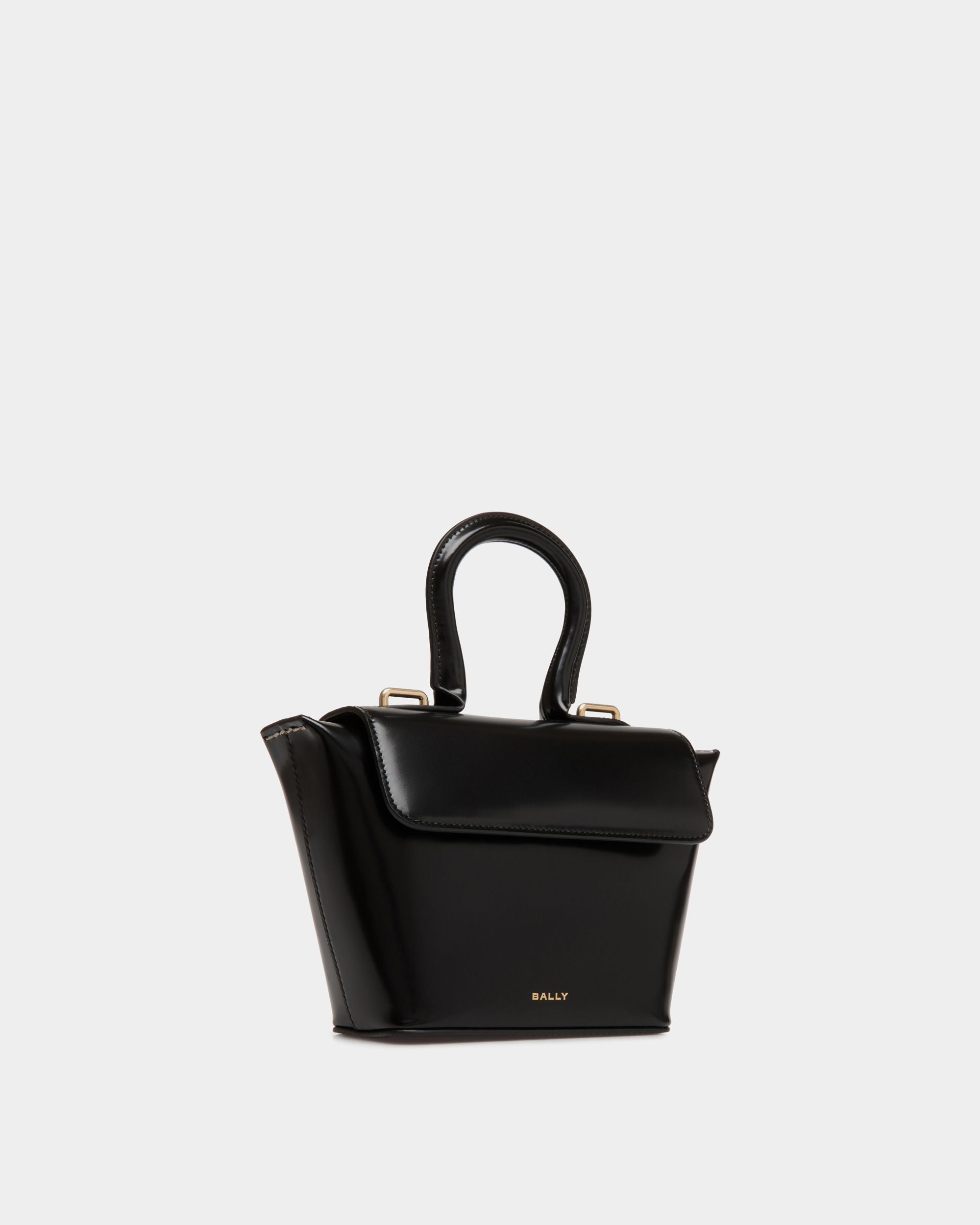 Bally Global - Belle Minibag In Black Brushed Leather - Black