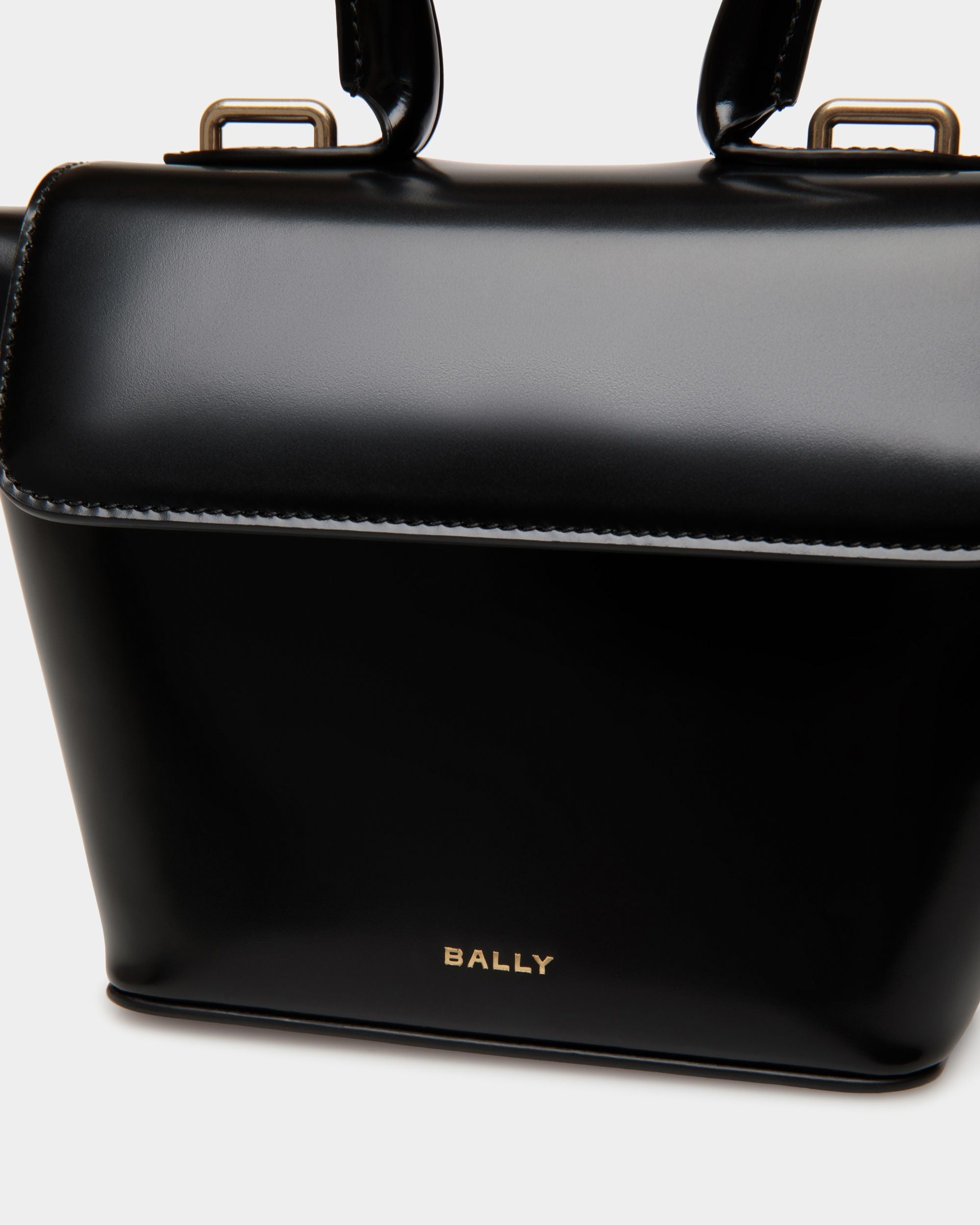 Bally Global - Belle Minibag In Black Brushed Leather - Black