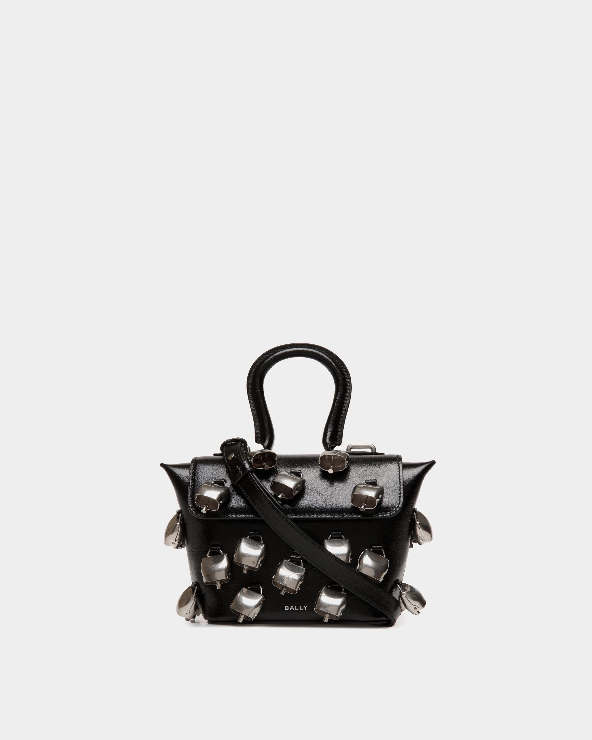 Bally Global - Belle Minibag In Black Leather with Bells - Black