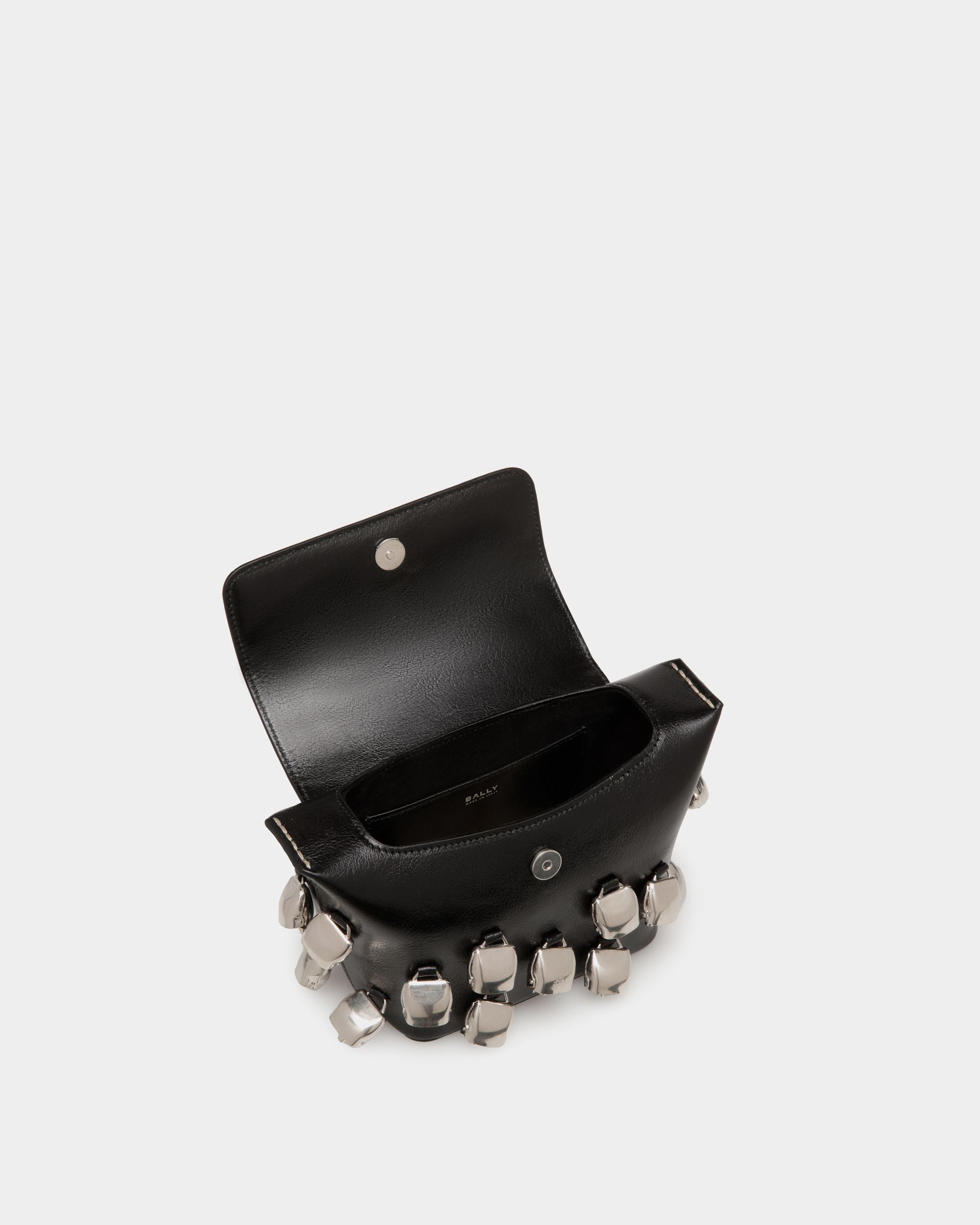 Bally Global - Belle Minibag In Black Leather with Bells - Black