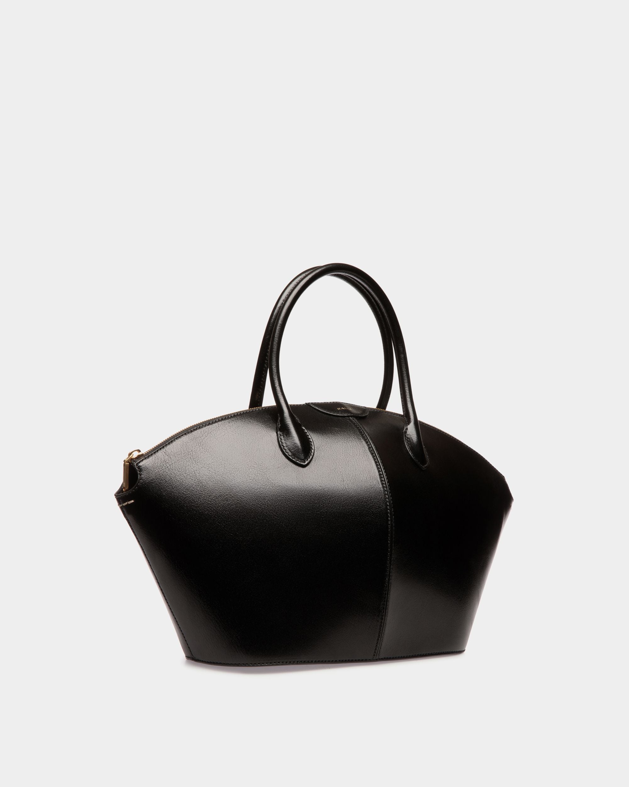 Bally Global - Belle Top Handle Bag in Black Leather - Black