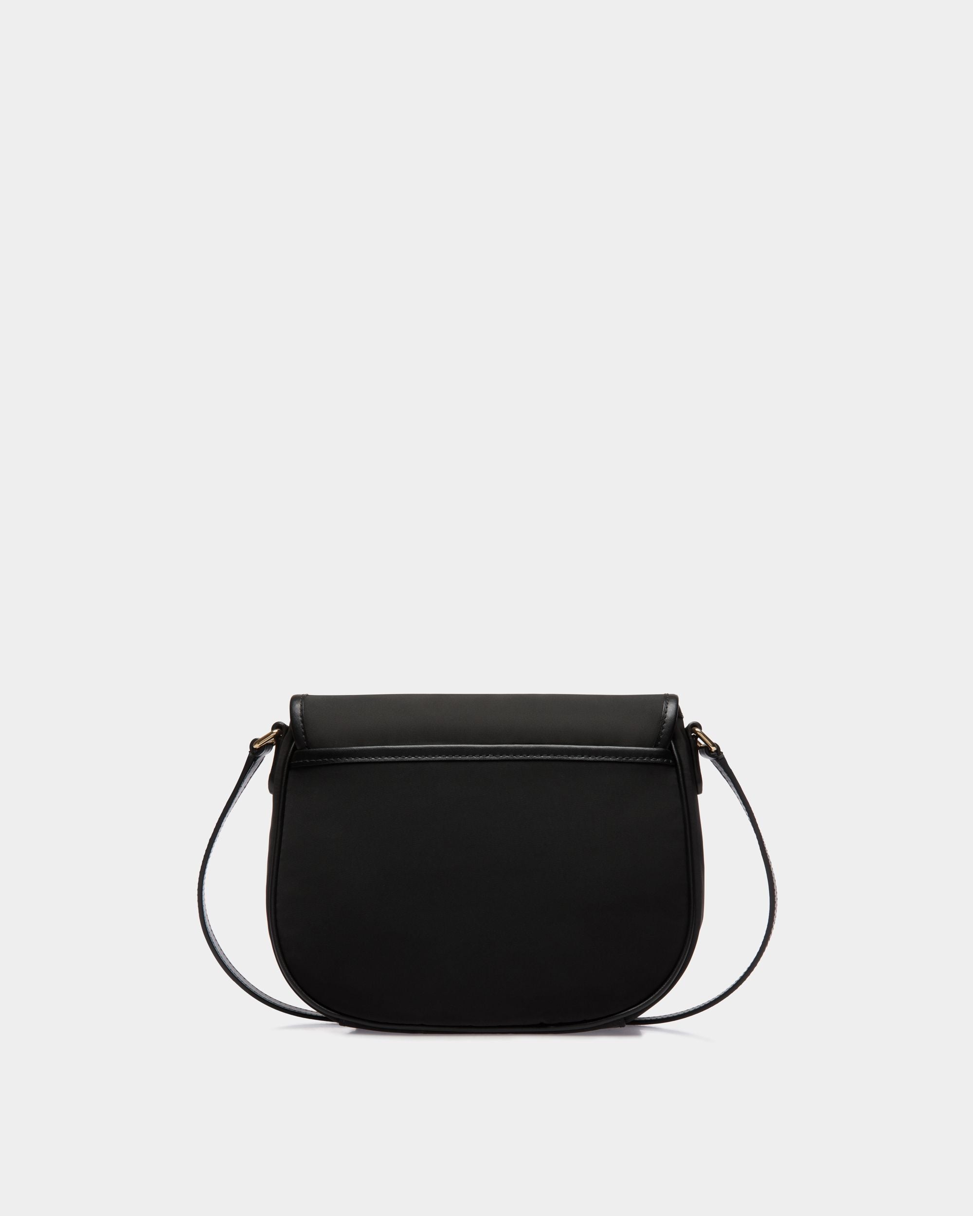 Bally Global - B-Light Small Crossbody Bag in Black Nylon and Leather - Black