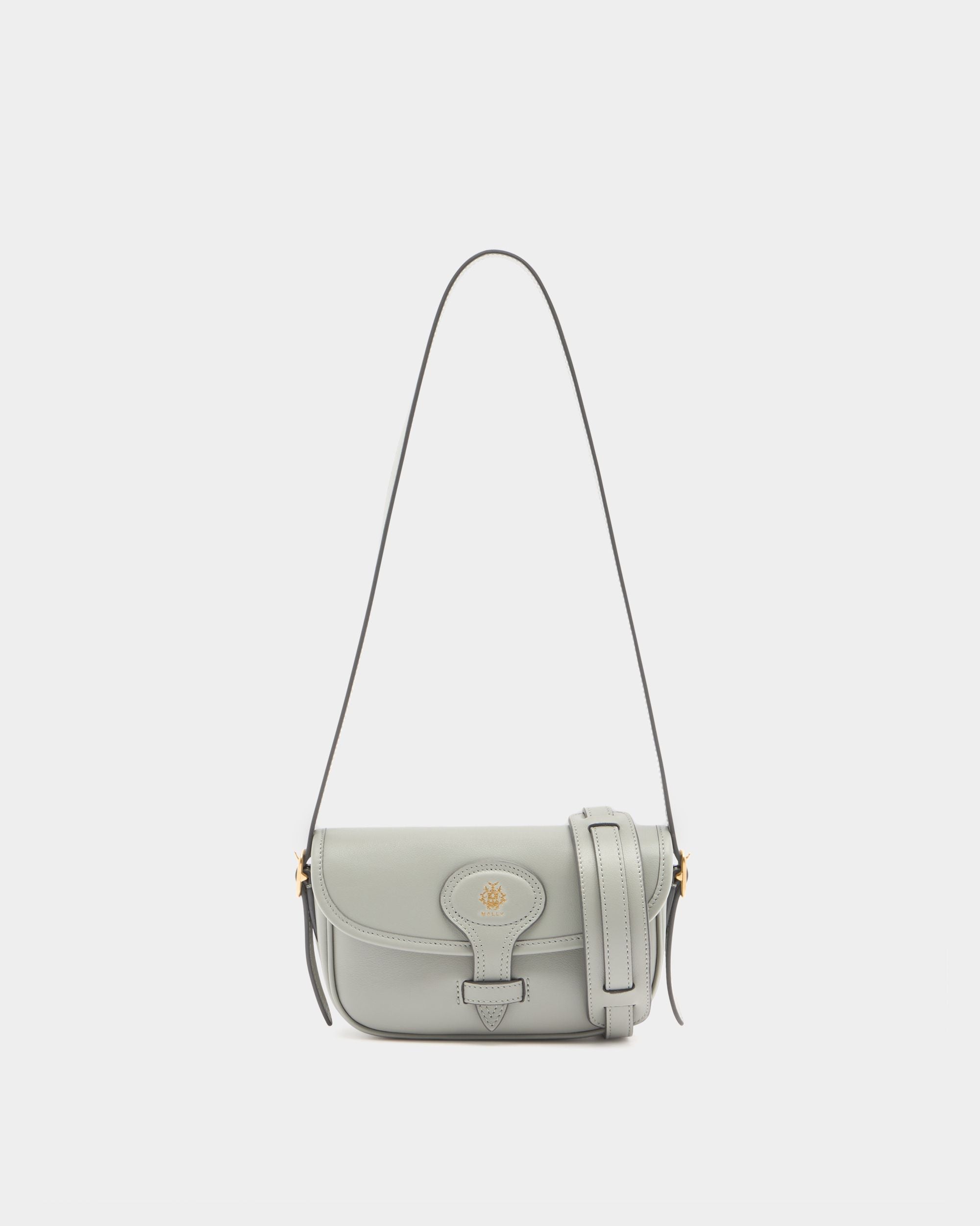 Bally Global - Minisac Beckett En Cuir Glacier Grey - Gris