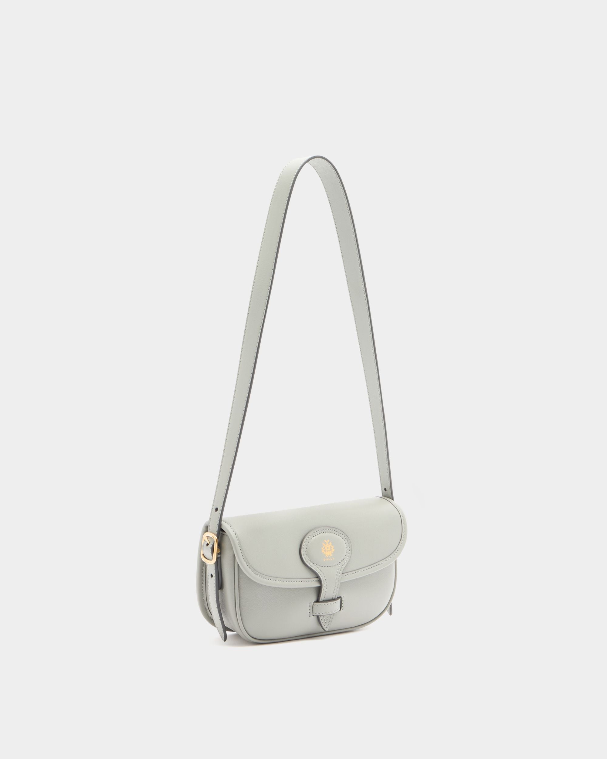 Bally Global - Minisac Beckett En Cuir Glacier Grey - Gris