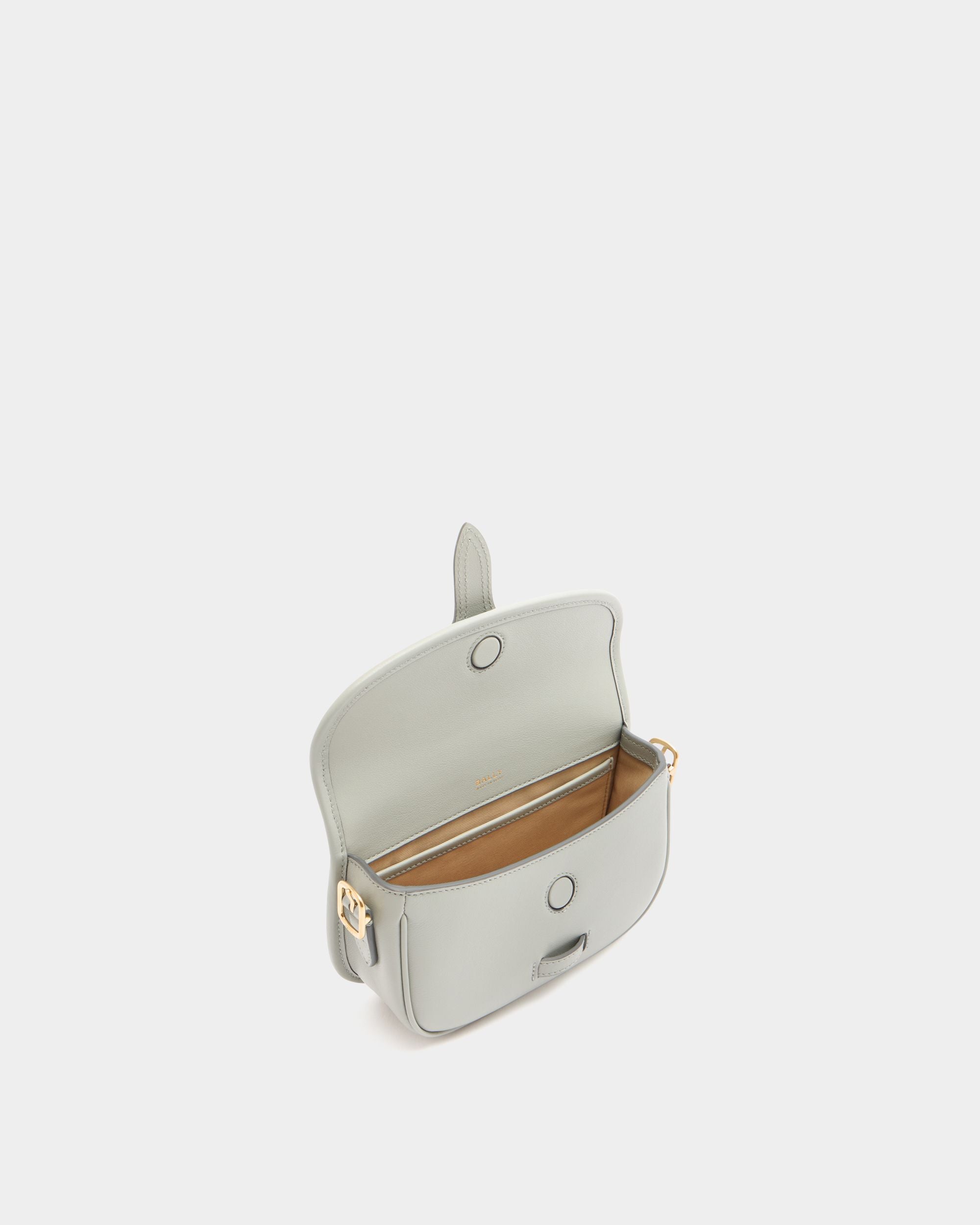 Bally Global - Minisac Beckett En Cuir Glacier Grey - Gris