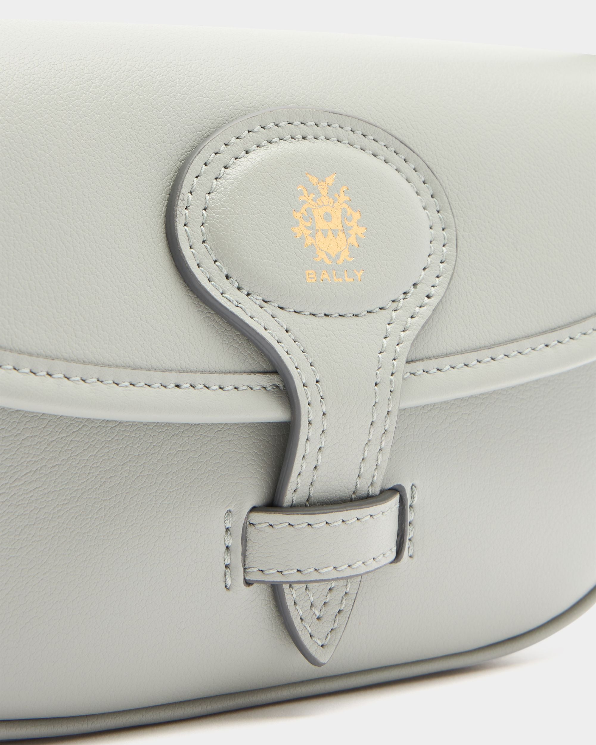 Bally Global - Minisac Beckett En Cuir Glacier Grey - Gris