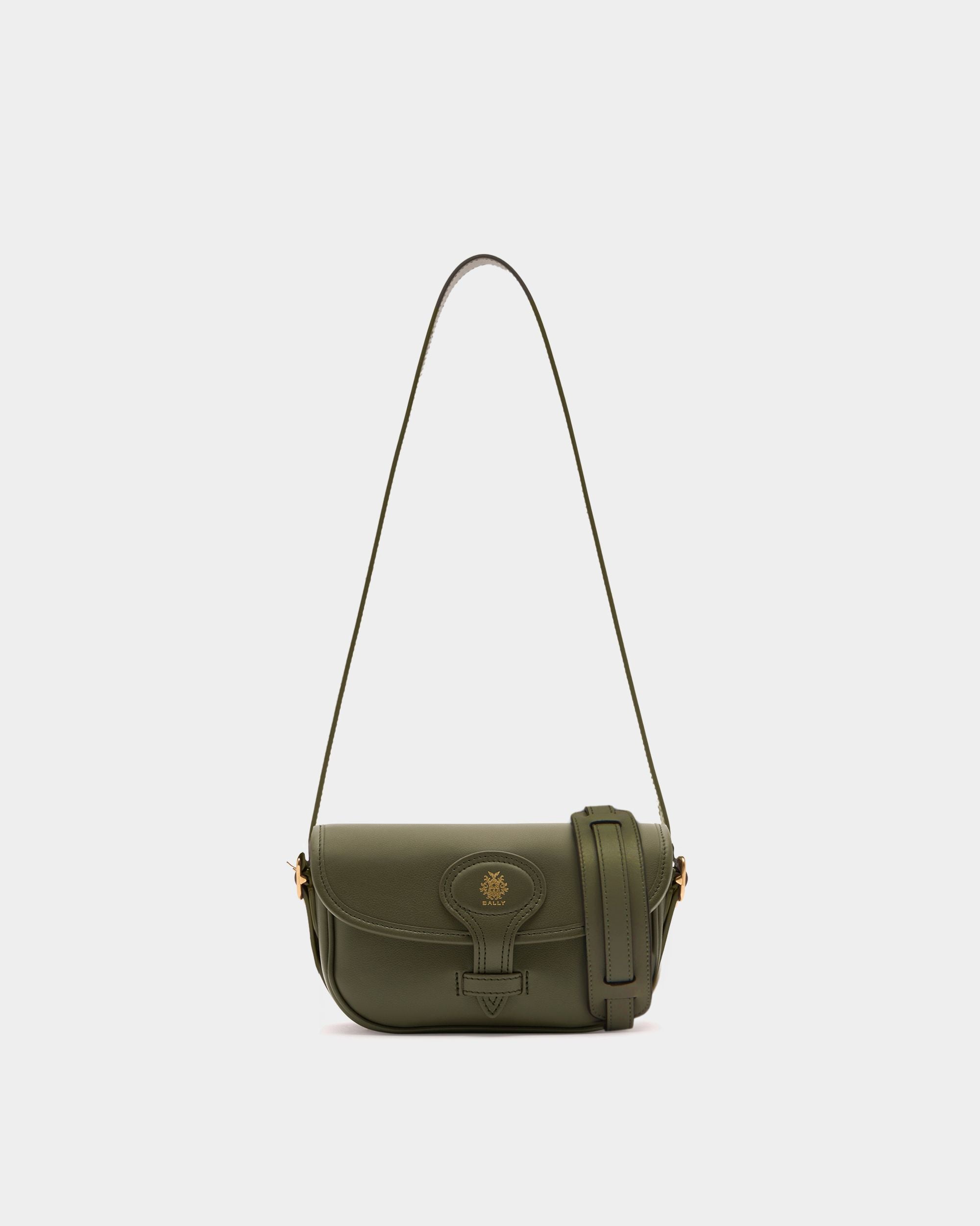 Bally Global - Minisac Beckett En Cuir Military Green - Vert