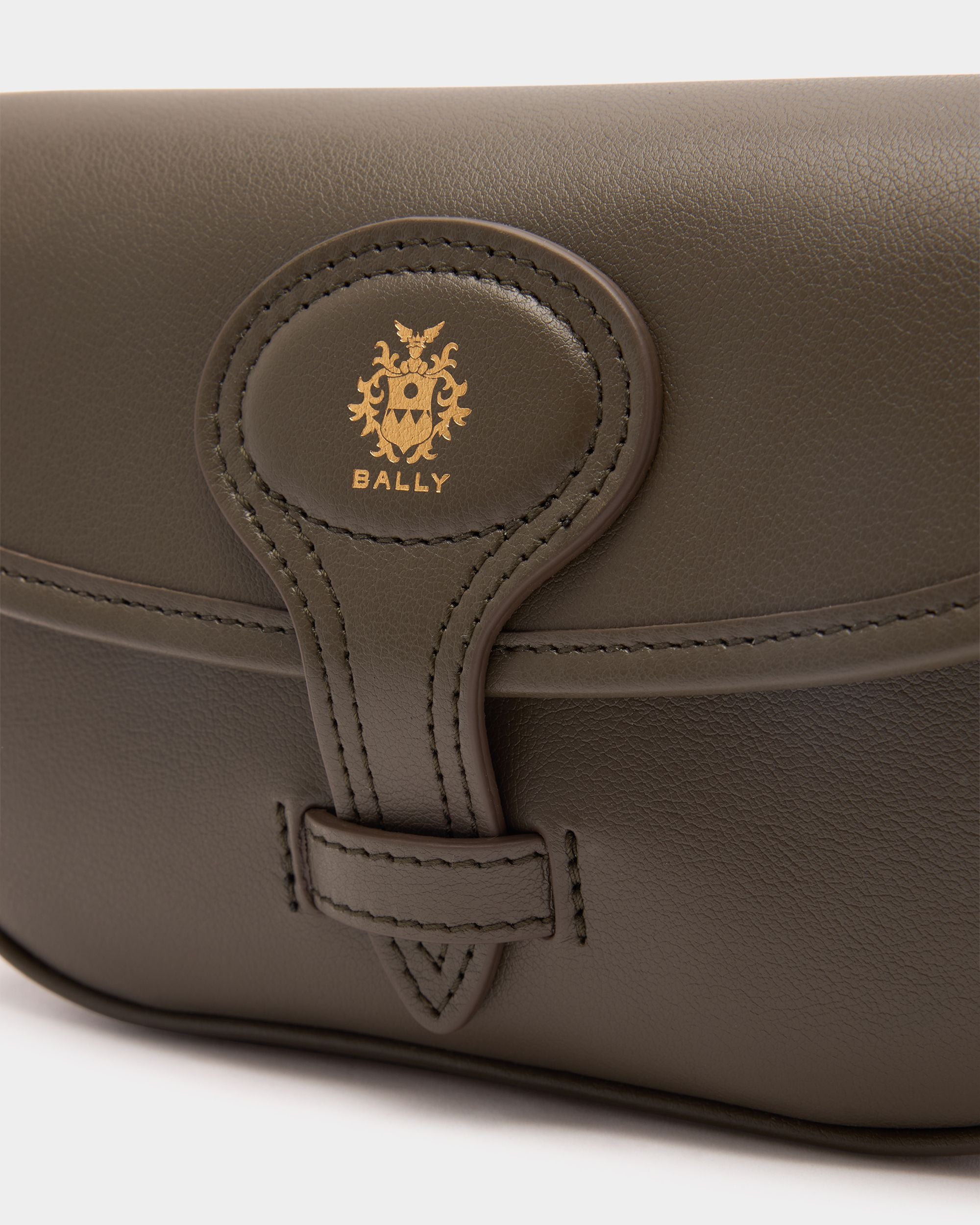 Bally Global - Minisac Beckett En Cuir Military Green - Vert