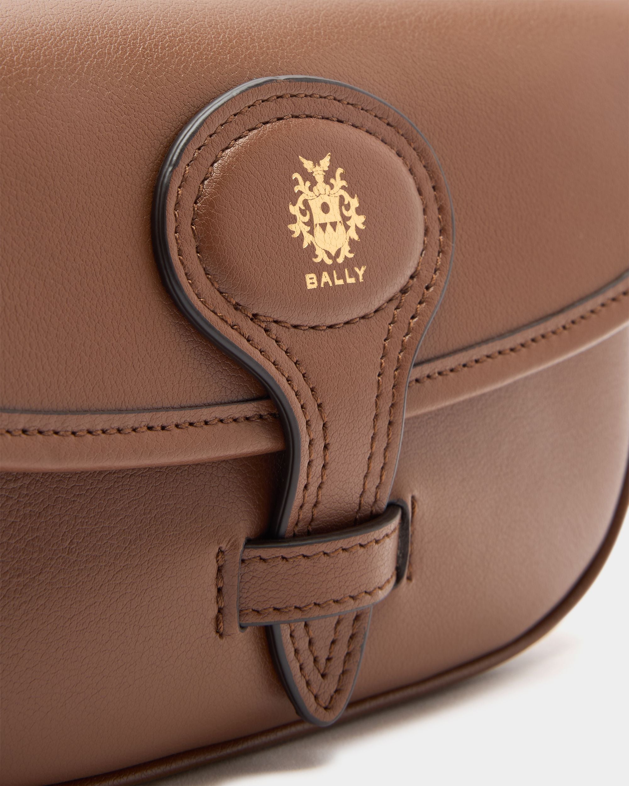 Bally Global - Minisac Beckett En Cuir Marron - Marron