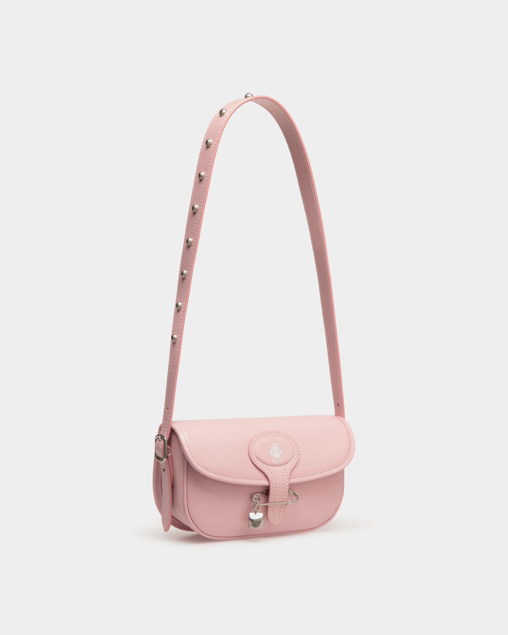 Bally Global - Beckett Minibag in Pink Leather With a Bally Pin - Pink