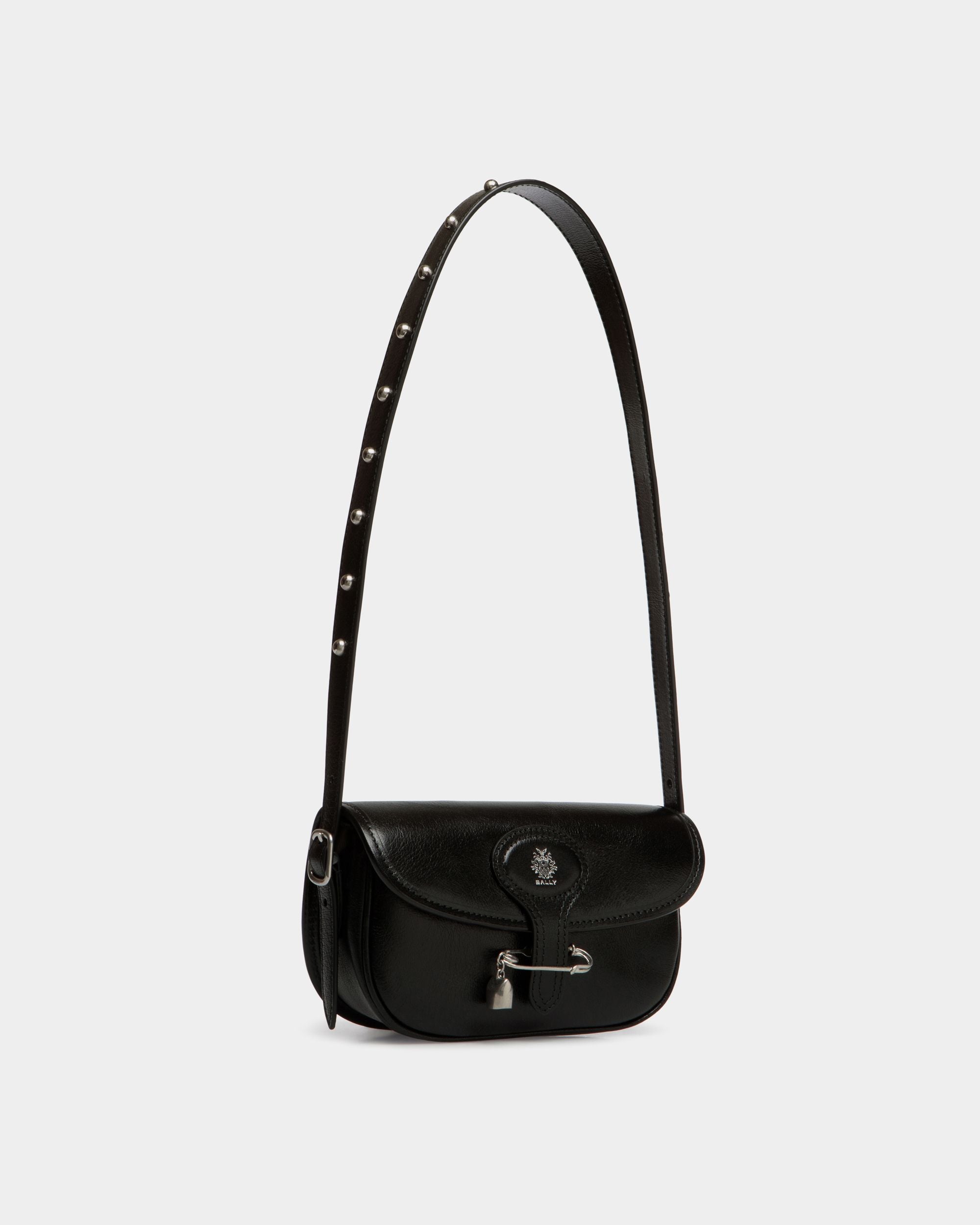 Bally Global - Beckett Minibag in Black Leather With a Bally Pin - Black