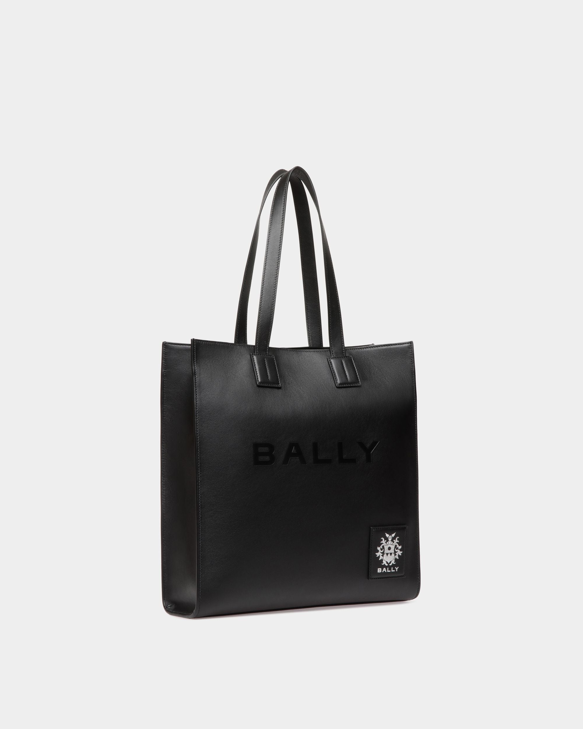 Bally Global - Akelei Tote Bag In Black Leather - Negro