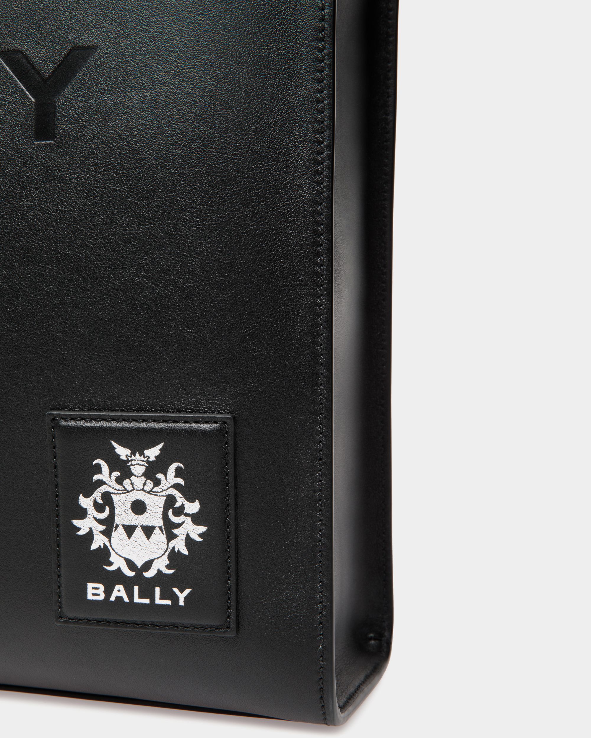 Bally Global - Akelei Tote Bag In Black Leather - Negro