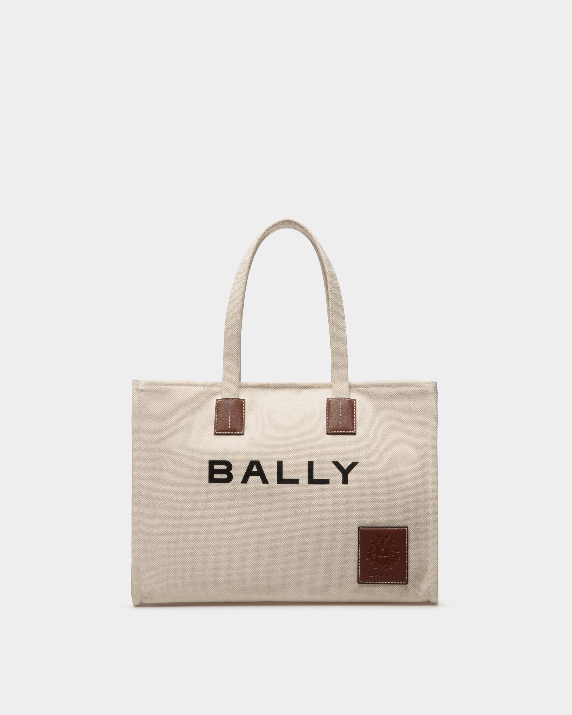 Bally Global - Bolso Tote Akelei De Lona - Beige