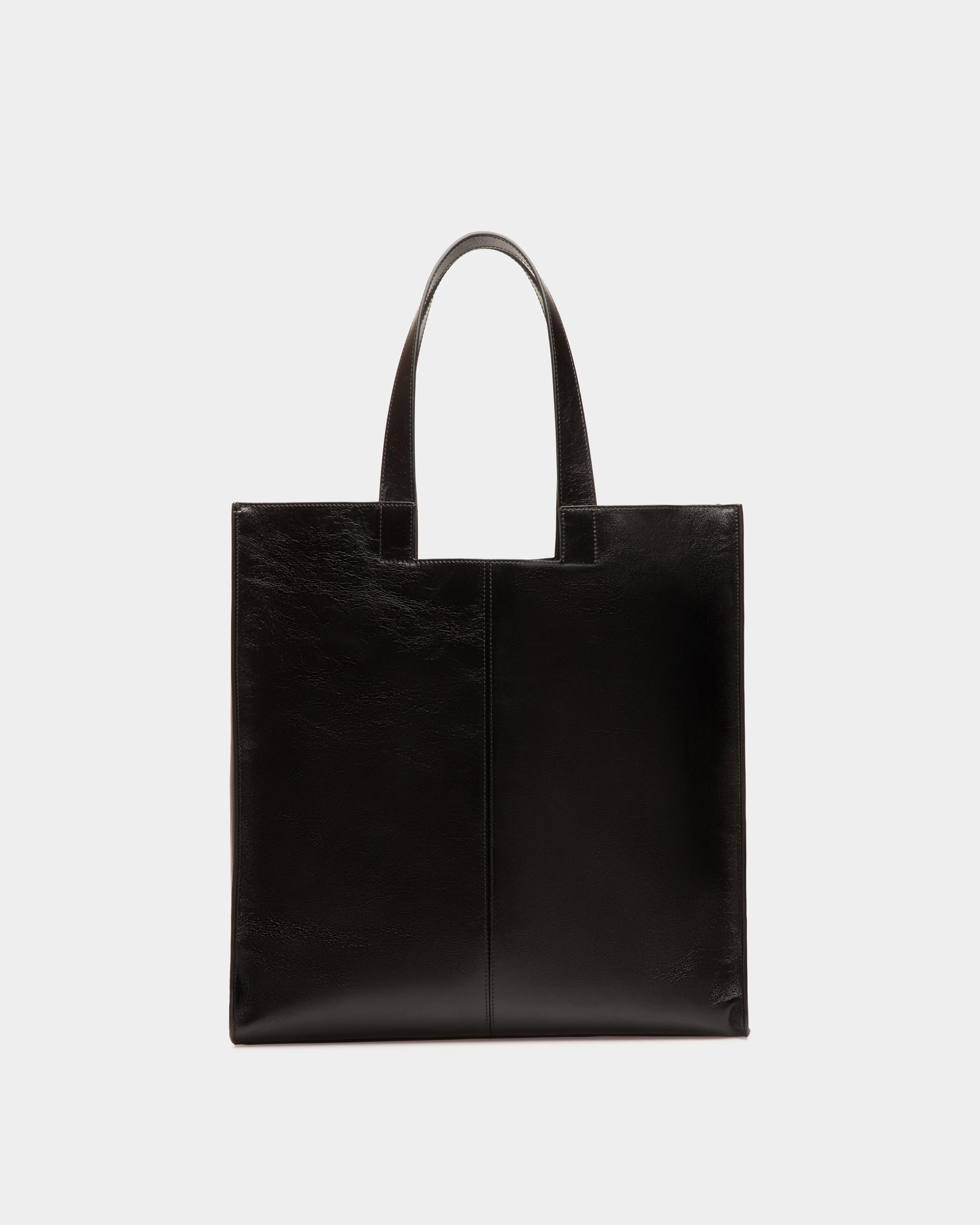 Bally Global - Sac Cabas Easy Bally En Cuir Noir Avec Clous - Noir