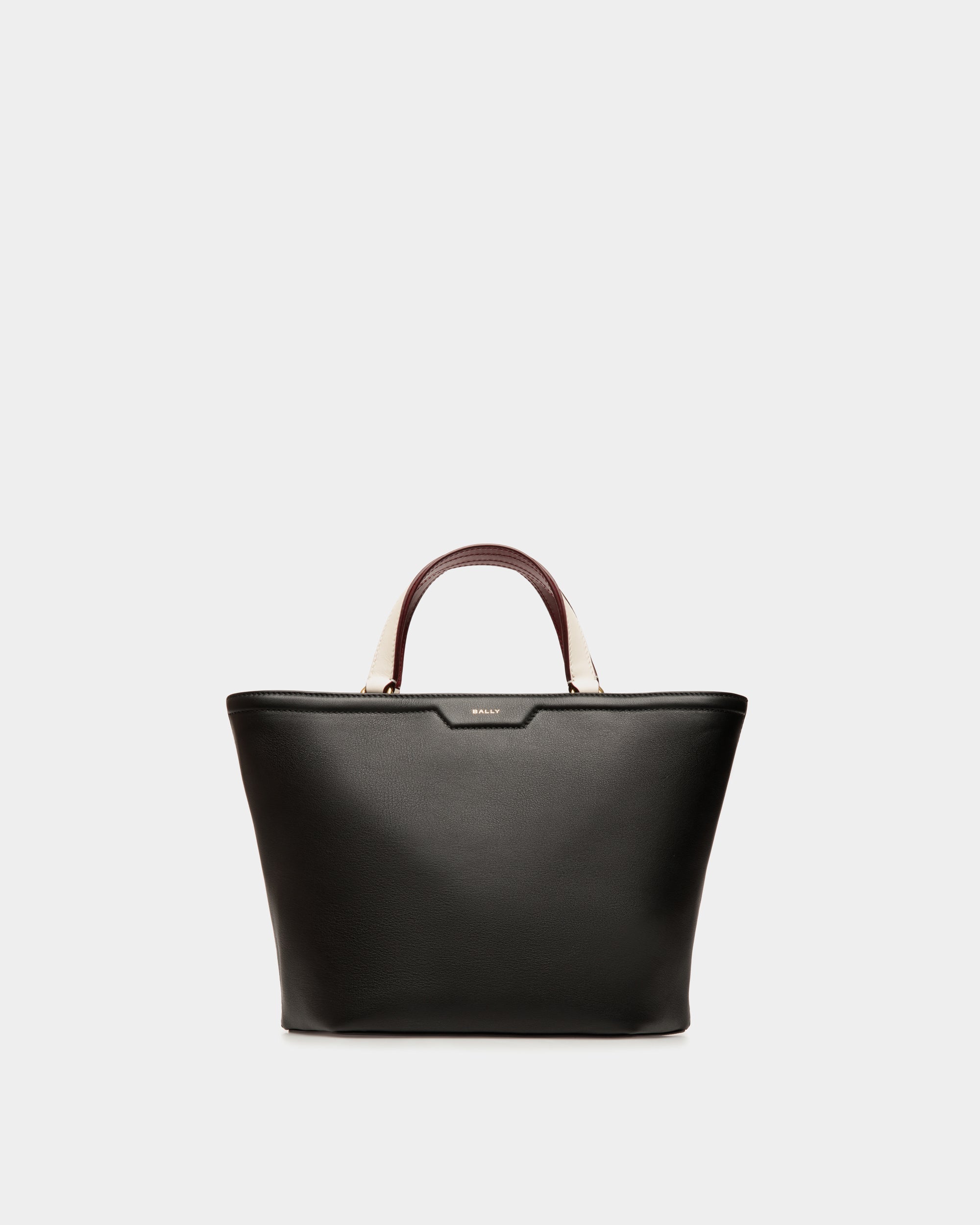 Bally Global - Code Small Tote Bag in Black Leather - Black