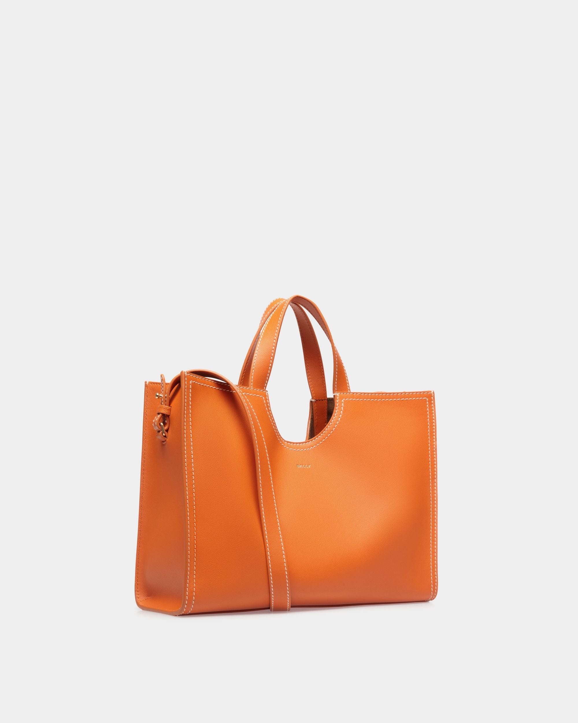 Bally Global - Easy Bally Tote Bag in Koi Orange Leather - Orange