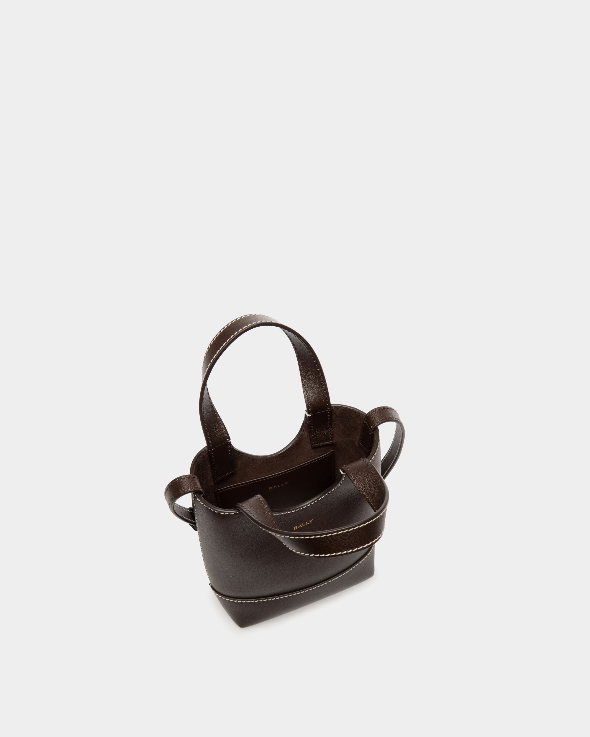 Bally Global - Easy Bally Small Tote Bag in Ebano Leather - Brown