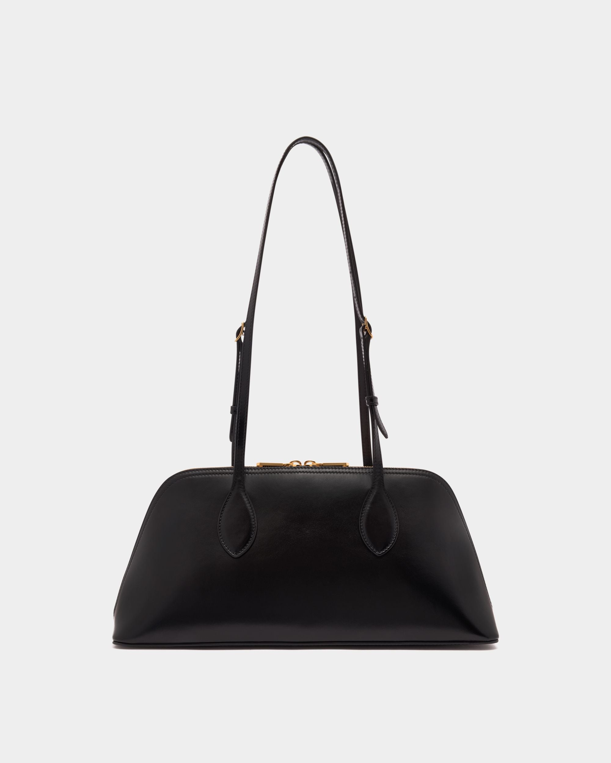 Bally Global - Praline Shoulder Bag in Black Leather - Black