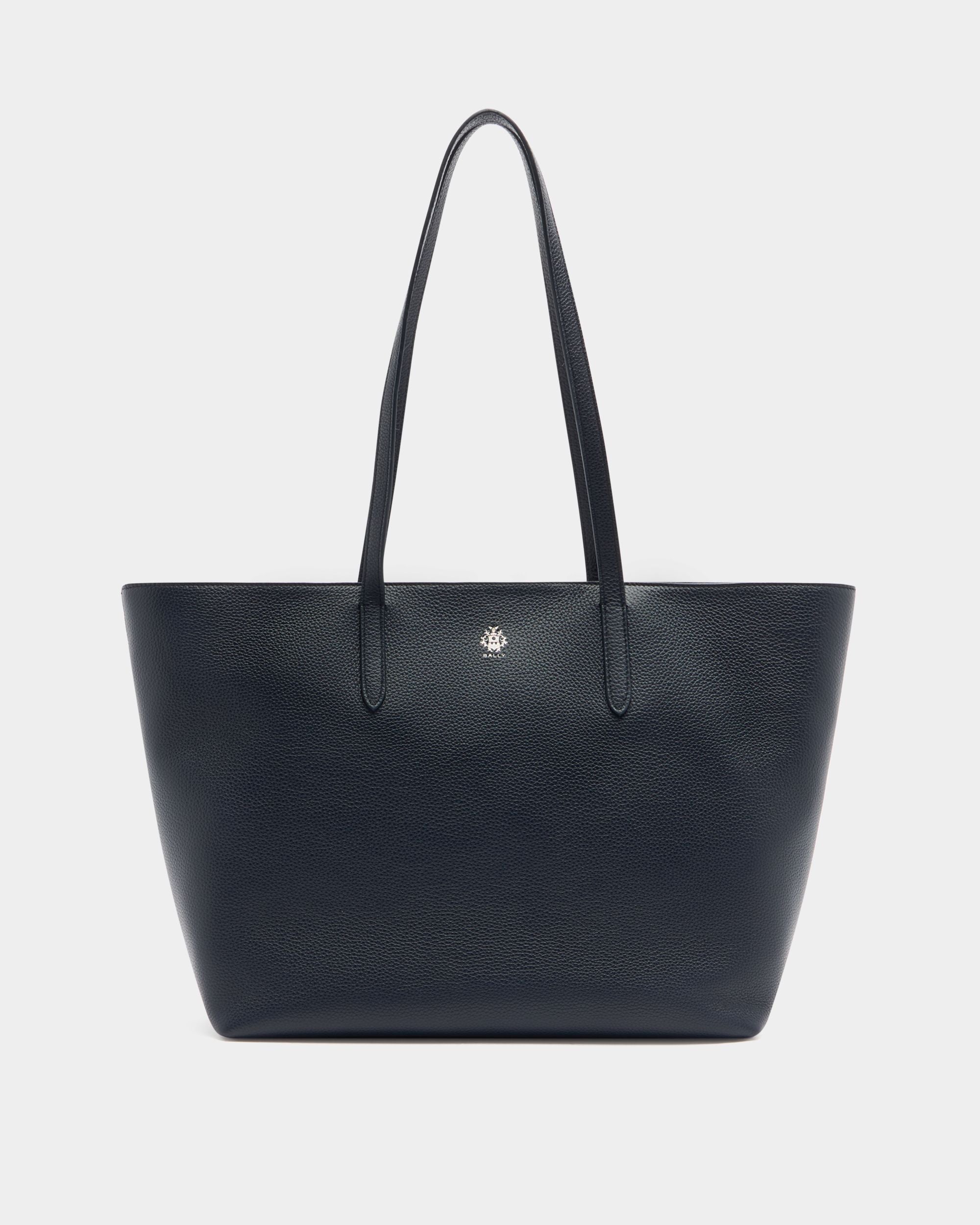 Bally Global - Bolso Tote Hera De Piel Navy Blue - Azul