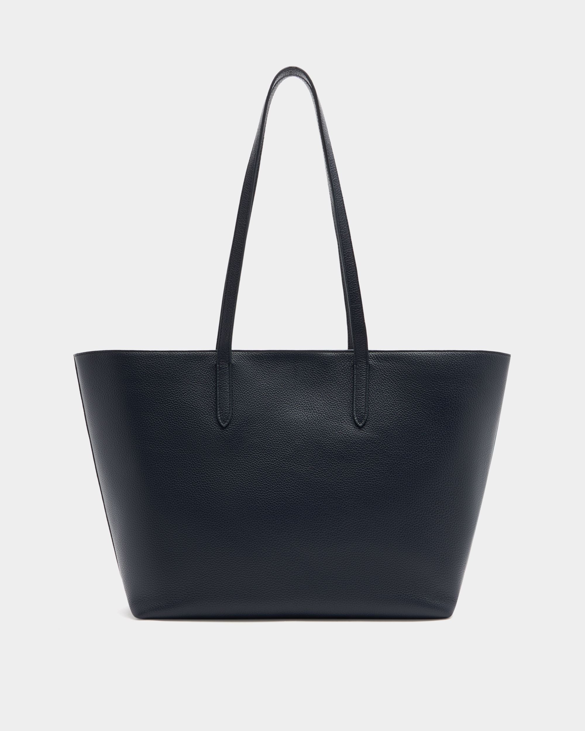 Bally Global - Bolso Tote Hera De Piel Navy Blue - Azul