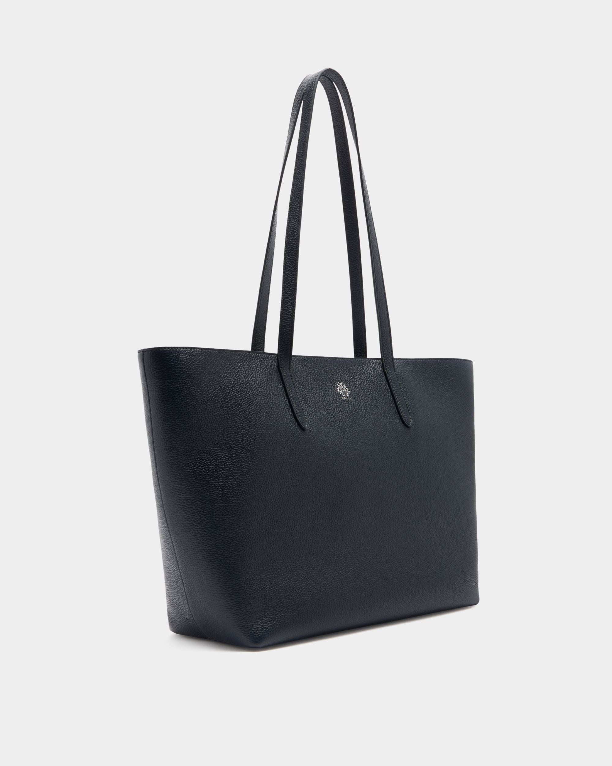Bally Global - Bolso Tote Hera De Piel Navy Blue - Azul