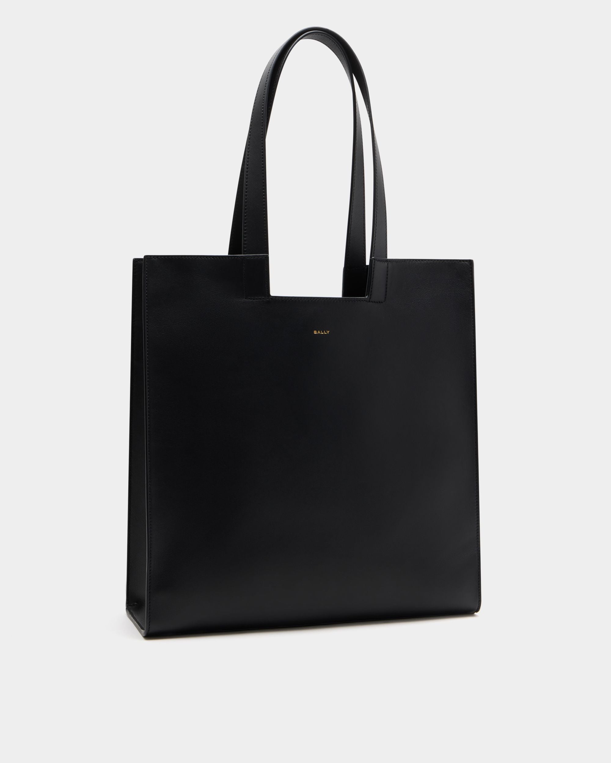 Bally Global - Sac Cabas Easy Bally En Cuir Noir - Noir