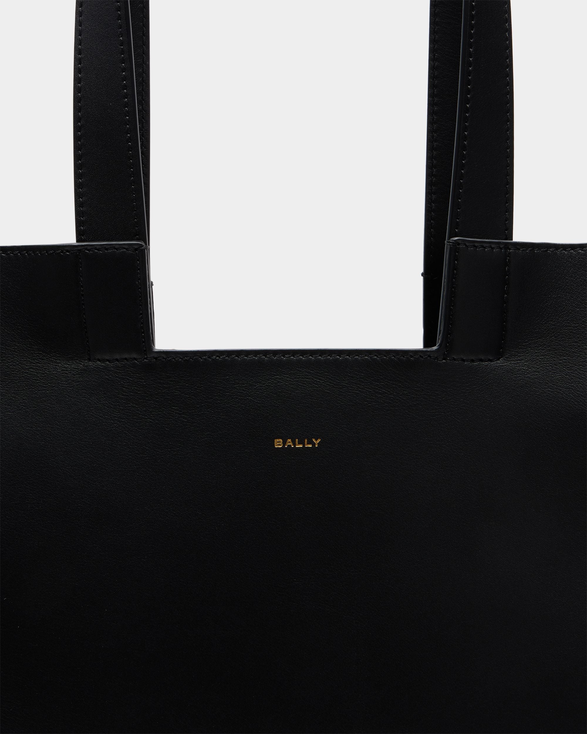 Bally Global - Sac Cabas Easy Bally En Cuir Noir - Noir