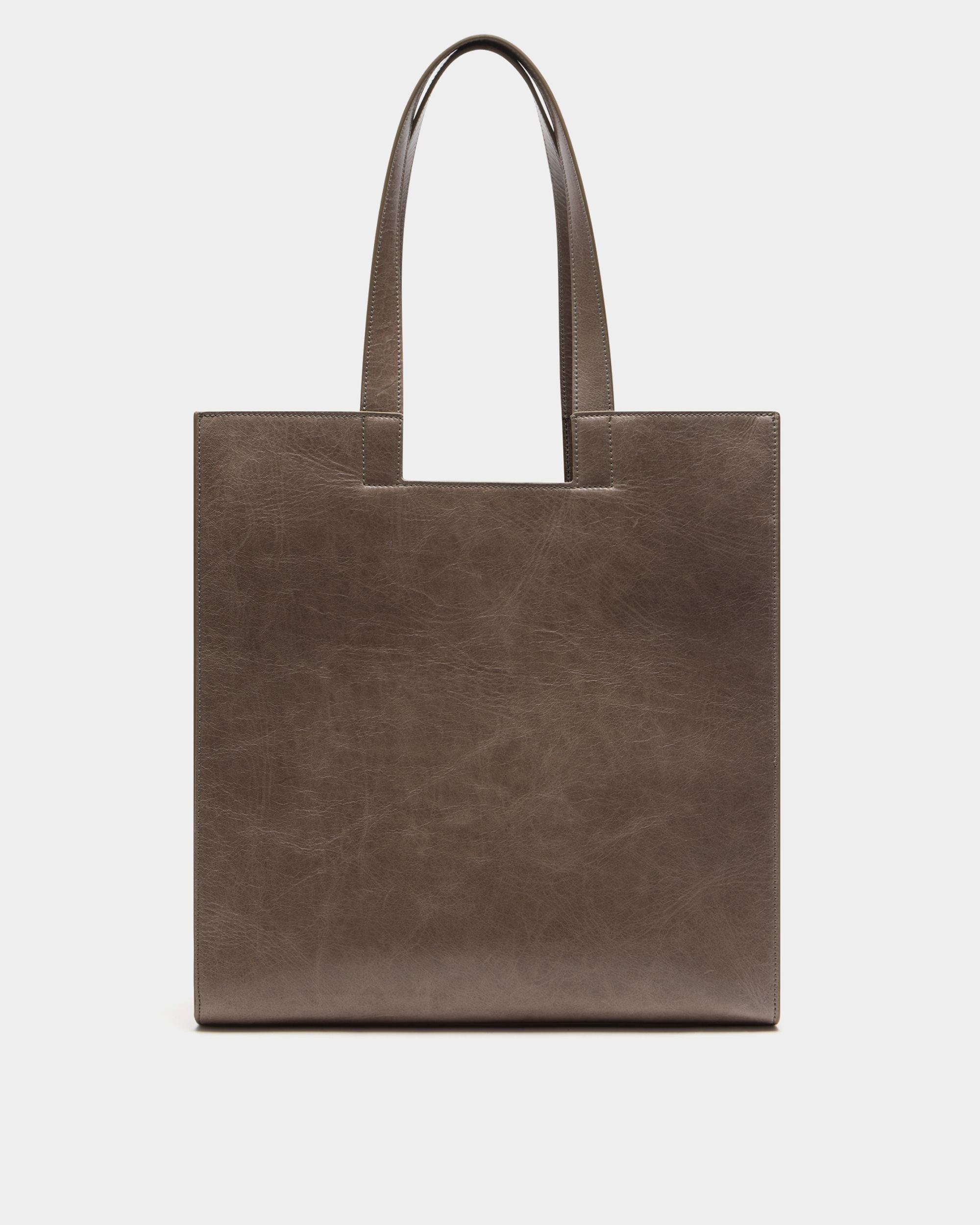 Bally Global - Bolso Tote Easy Bally De Piel Marrón Topo - Marrón
