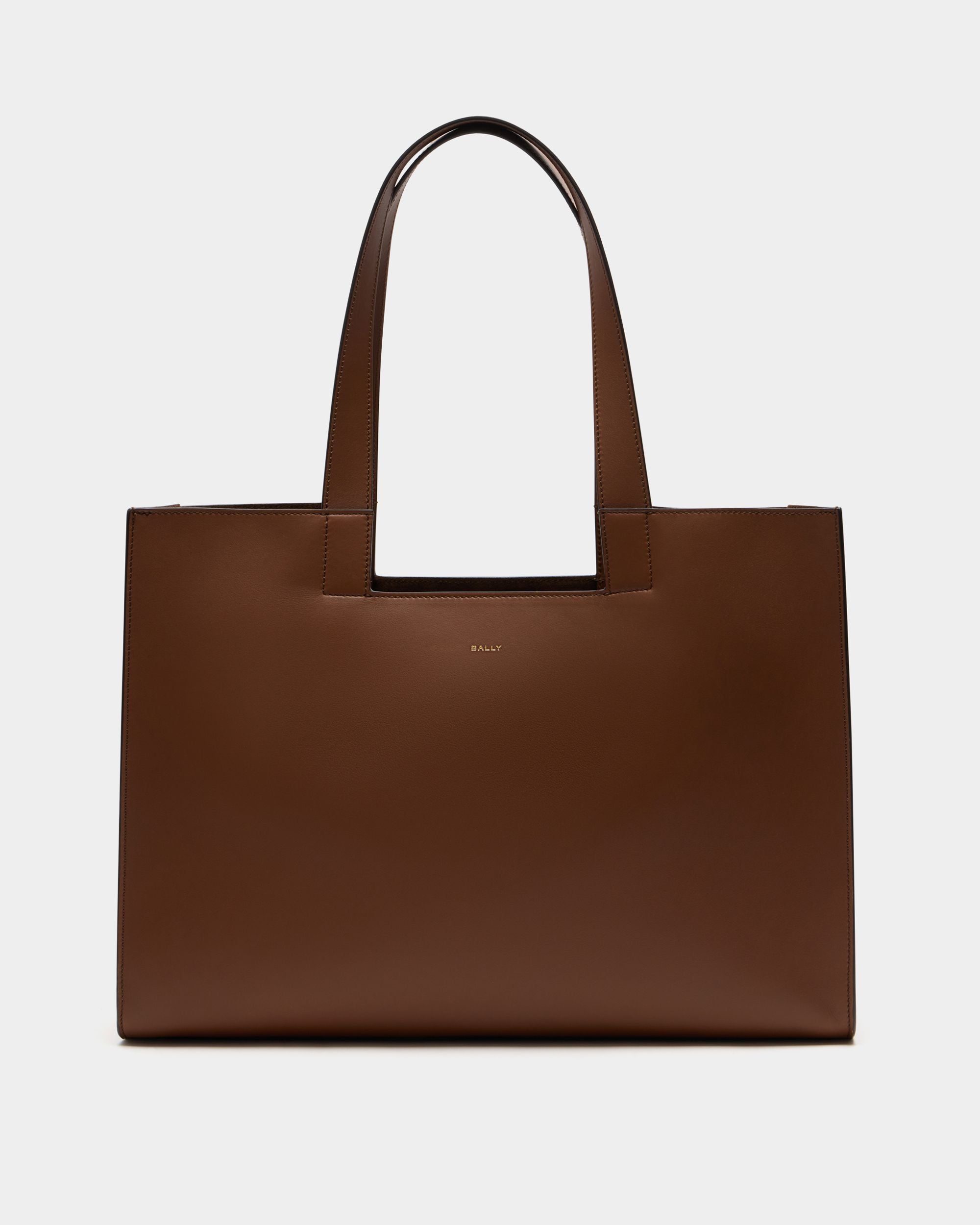 Bally Global - Sac Cabas Easy Bally En Cuir Marron - Marron