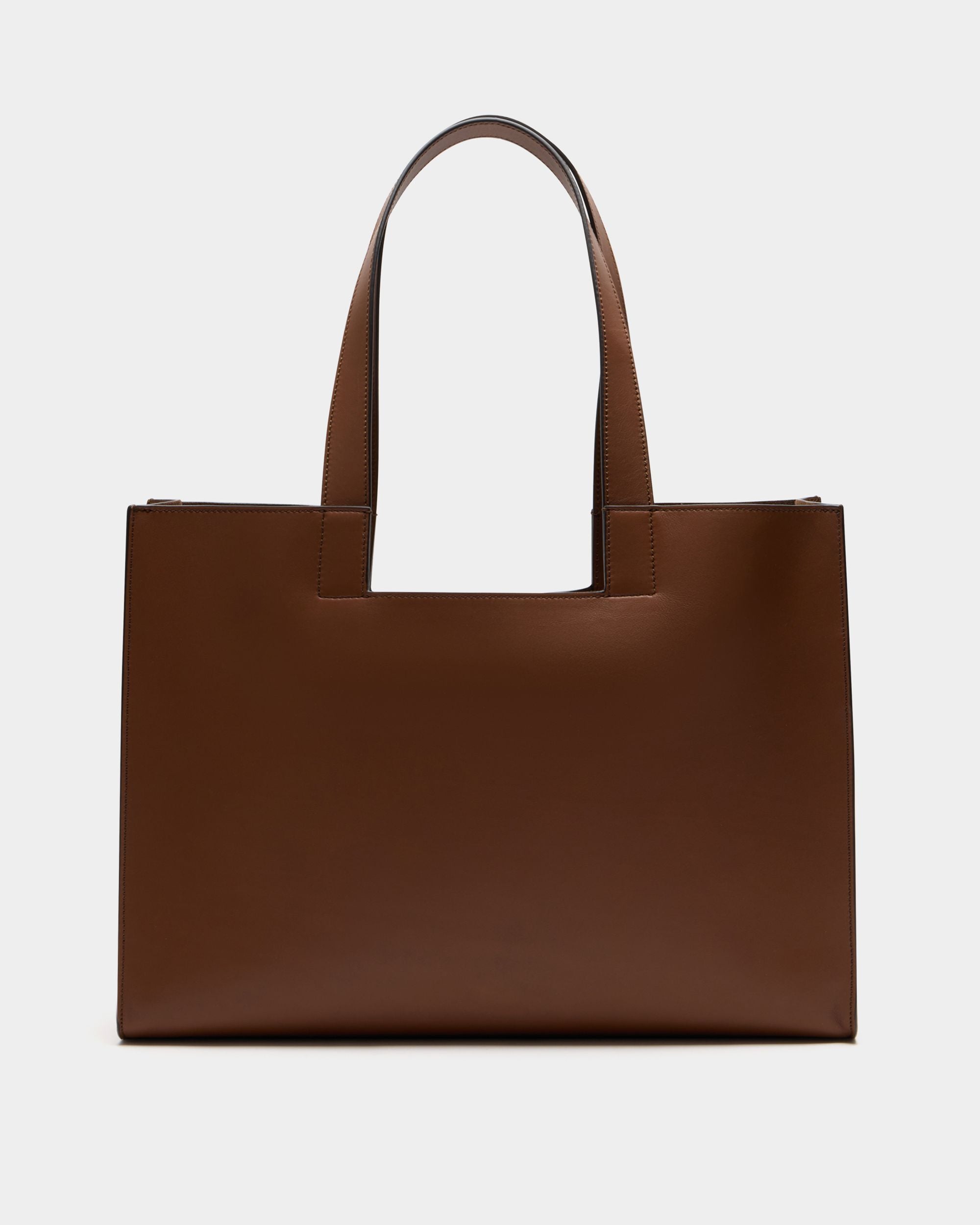 Bally Global - Sac Cabas Easy Bally En Cuir Marron - Marron