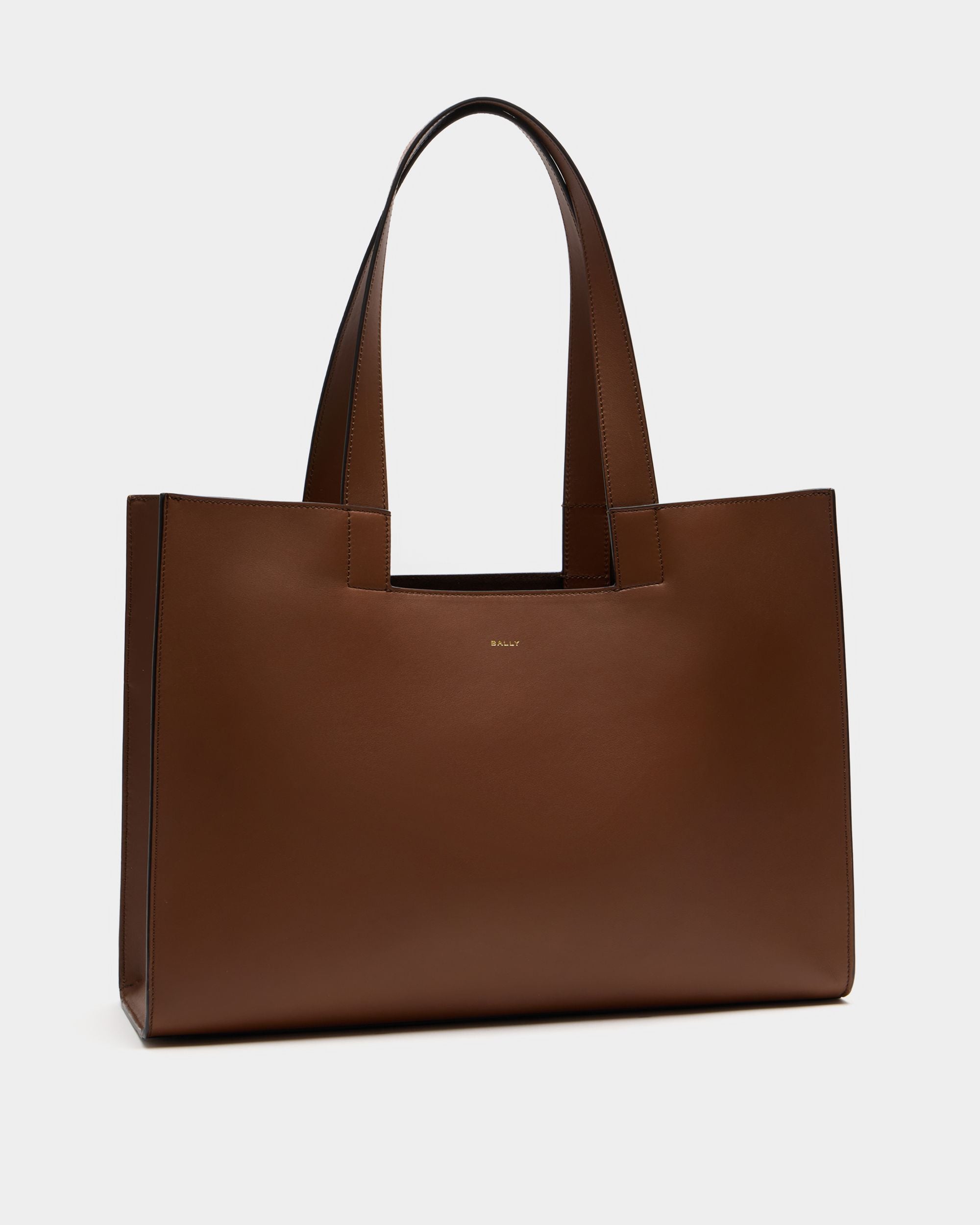 Bally Global - Sac Cabas Easy Bally En Cuir Marron - Marron