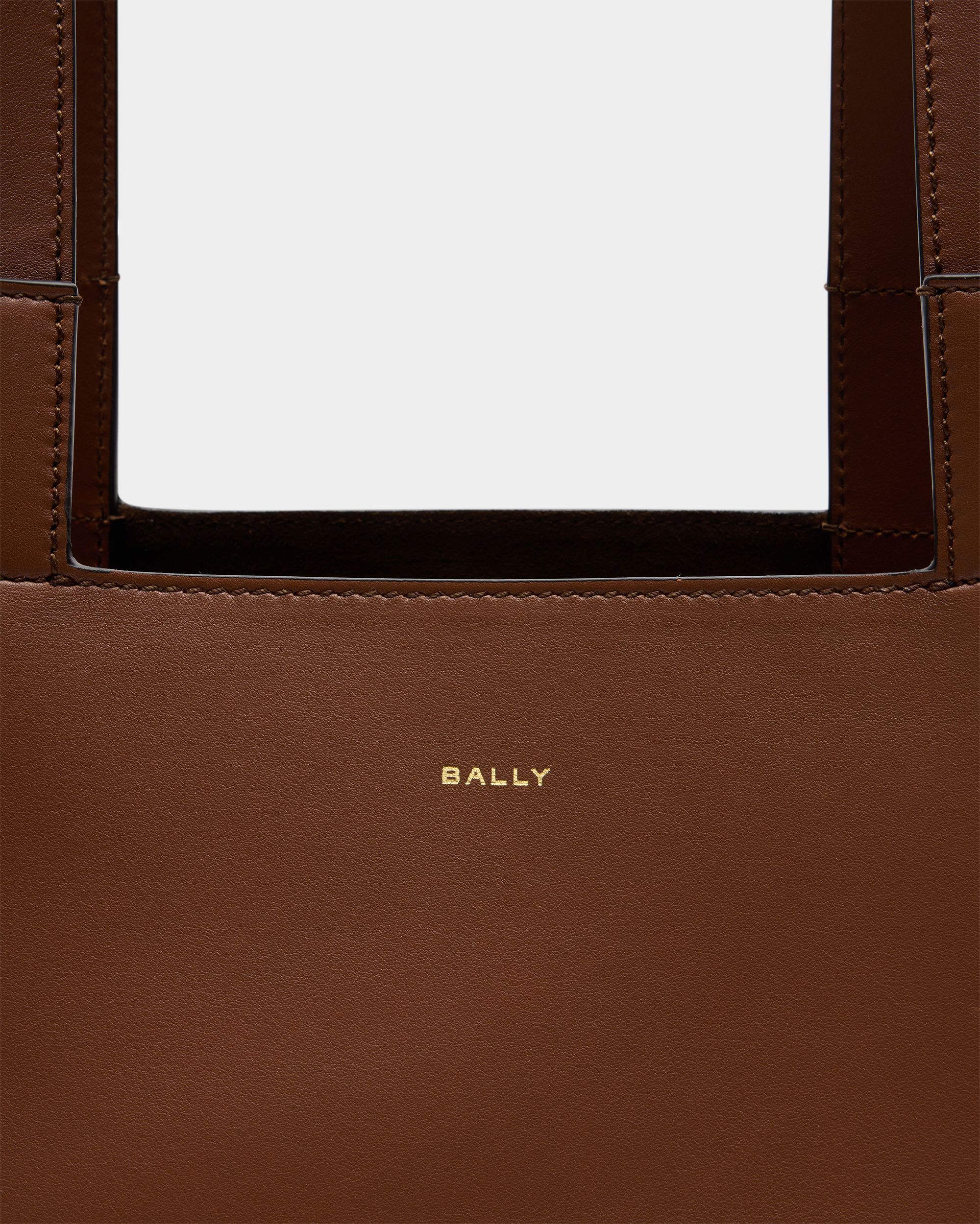 Bally Global - Sac Cabas Easy Bally En Cuir Marron - Marron