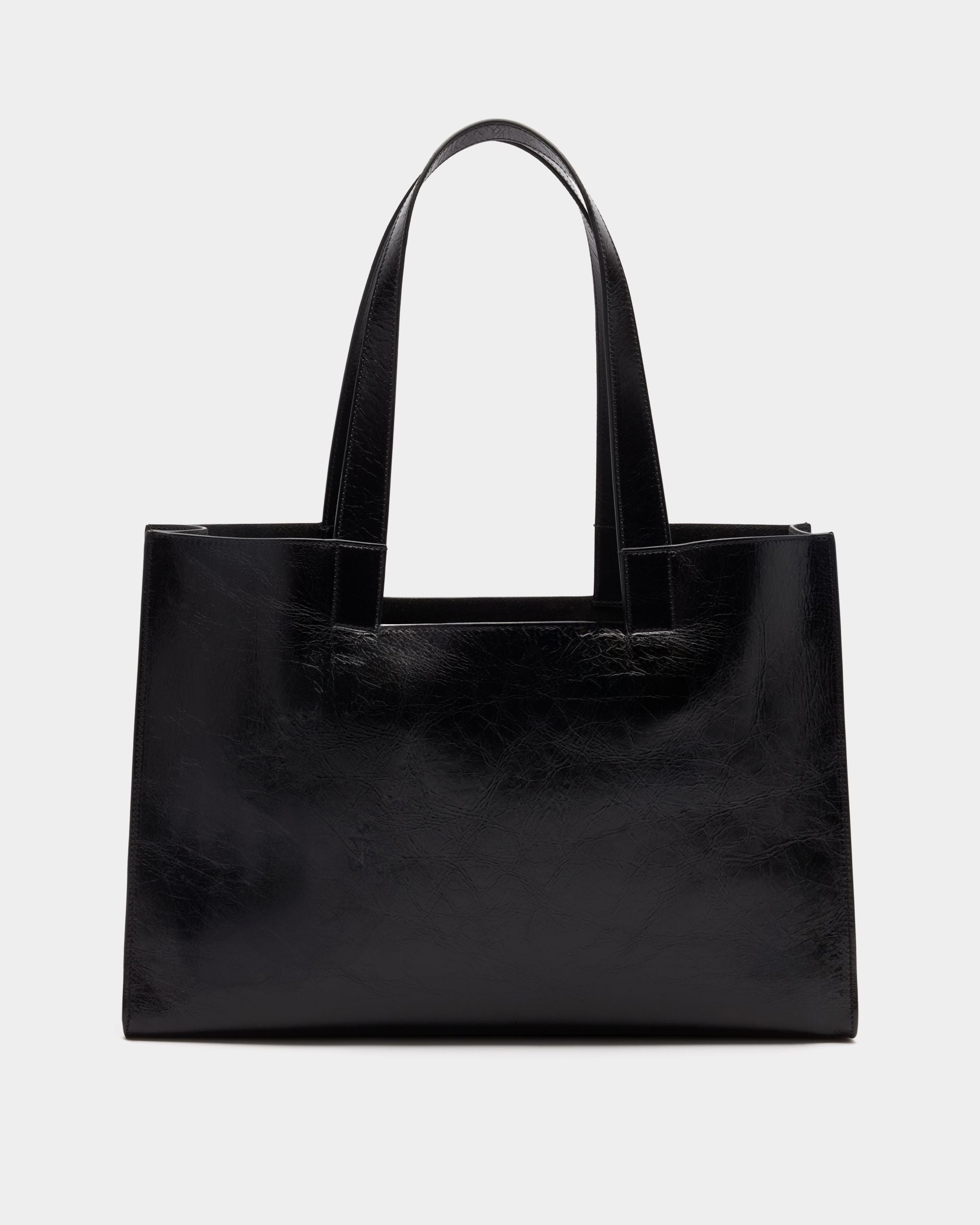 Bally Global - Easy Bally Tote Bag in Black Leather - Black