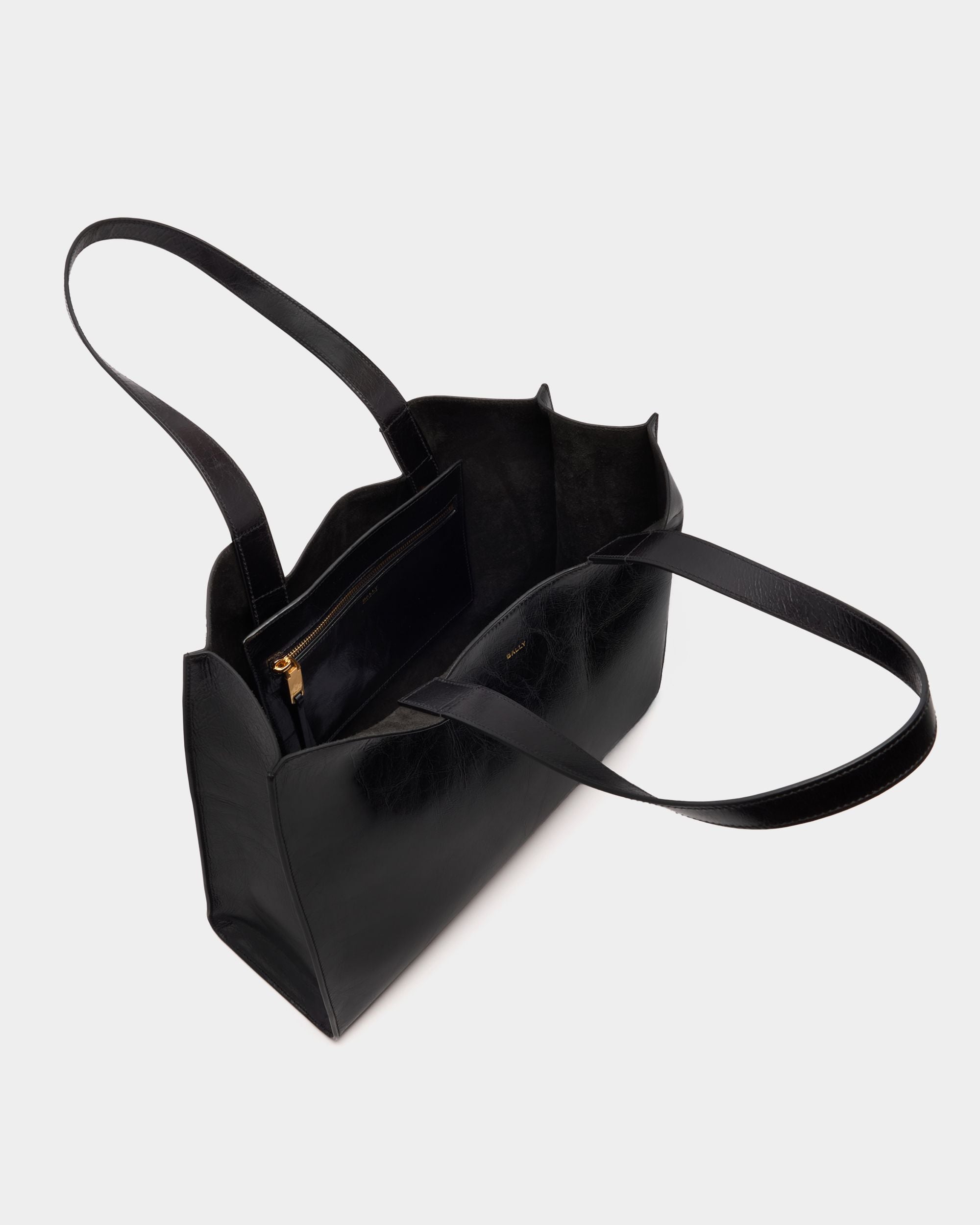Bally Global - Easy Bally Tote Bag in Black Leather - Black