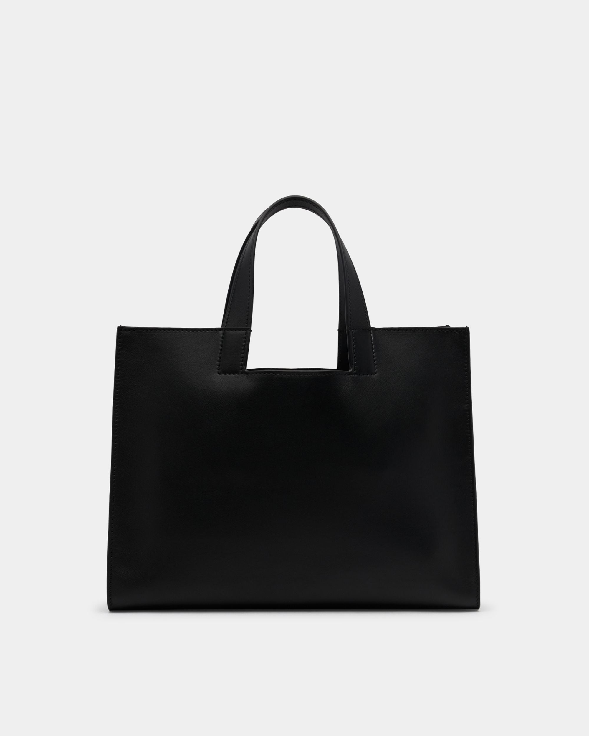 Bally Global - Easy Bally Tote Bag in Black Leather - Black